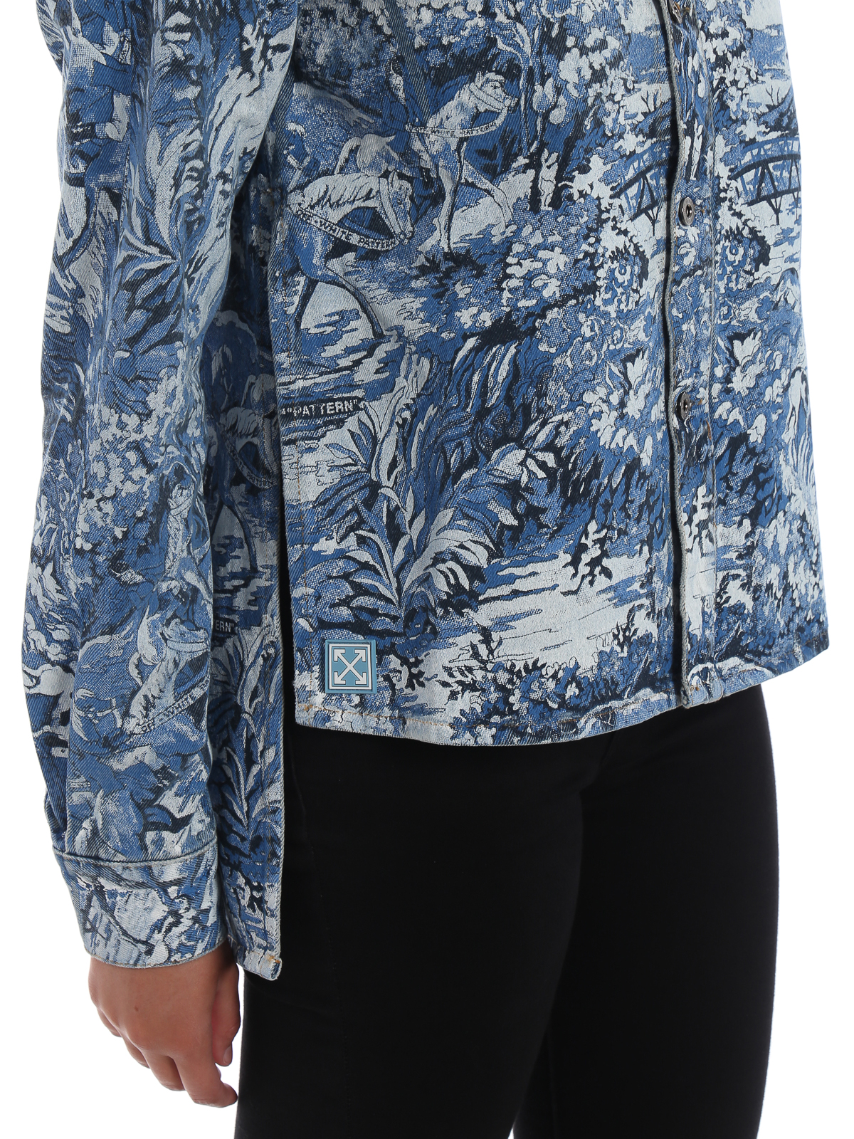 off white tapestry jacket