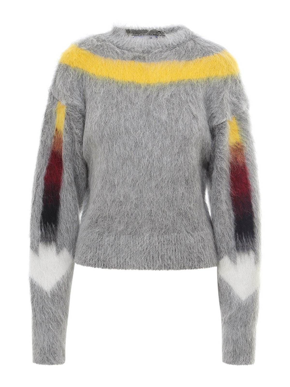 Fuzzy Arrow alpaca pullover 