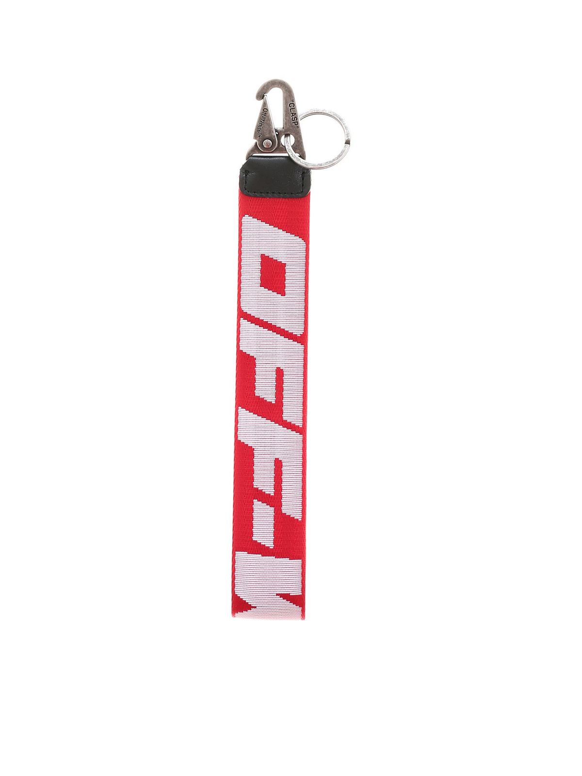 OFF-WHITE 20 KEYRING IN RED