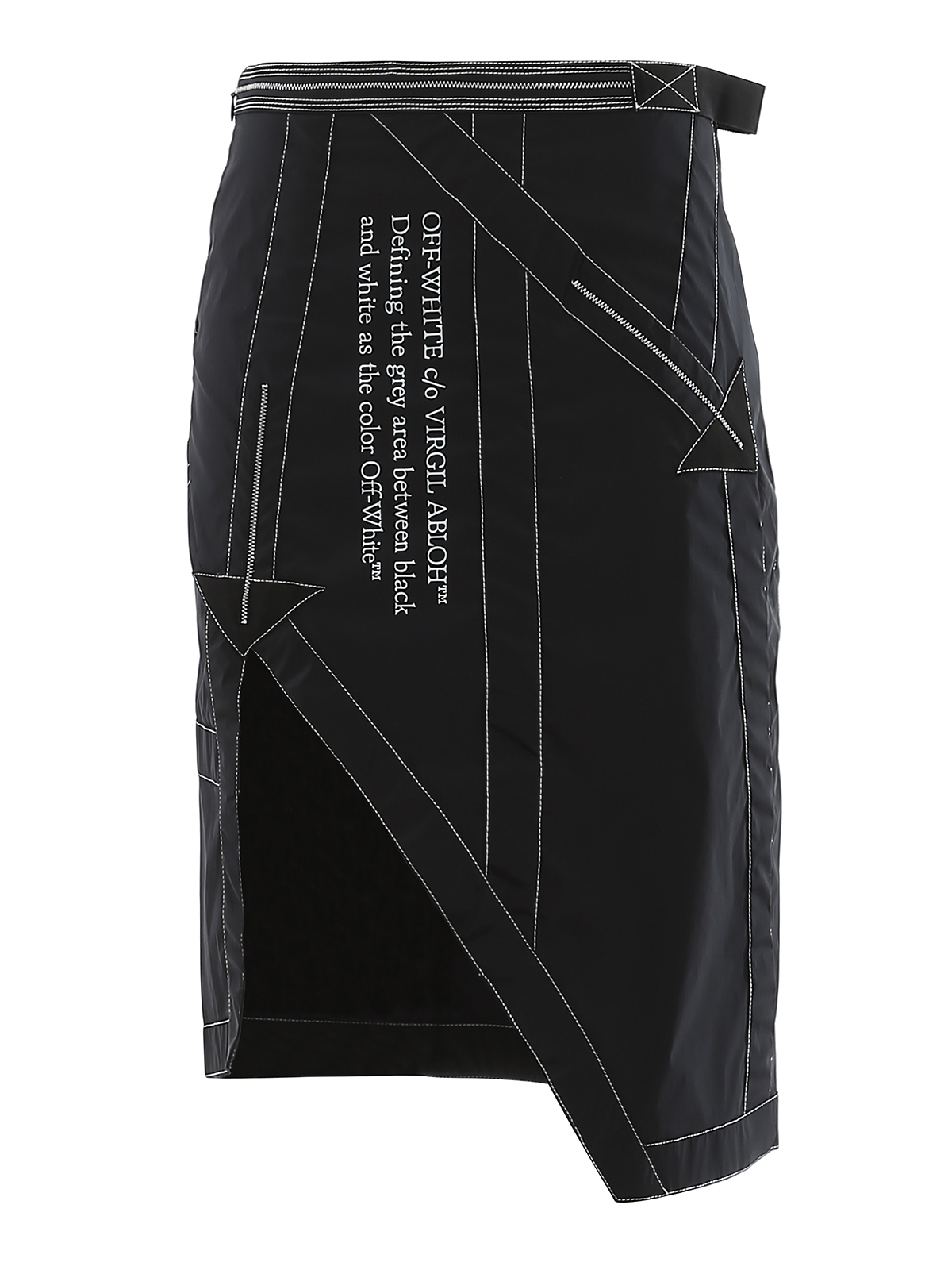 Knee length skirts & Midi Off-White - Asymmetrical nylon skirt 