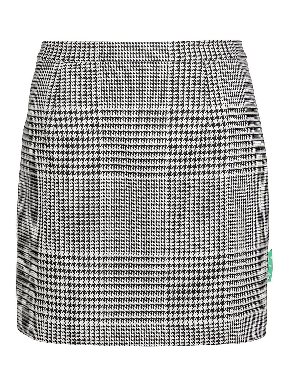 Off-White - Prince of Wales mini skirt - mini skirts - OWCC103E20FAB0031000