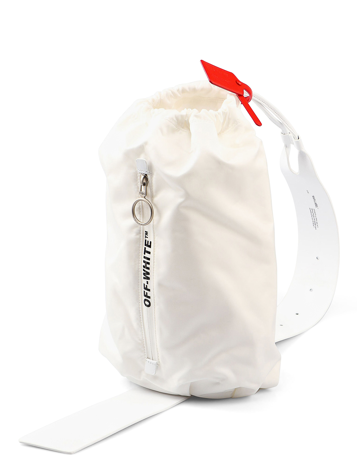 off white backpack white