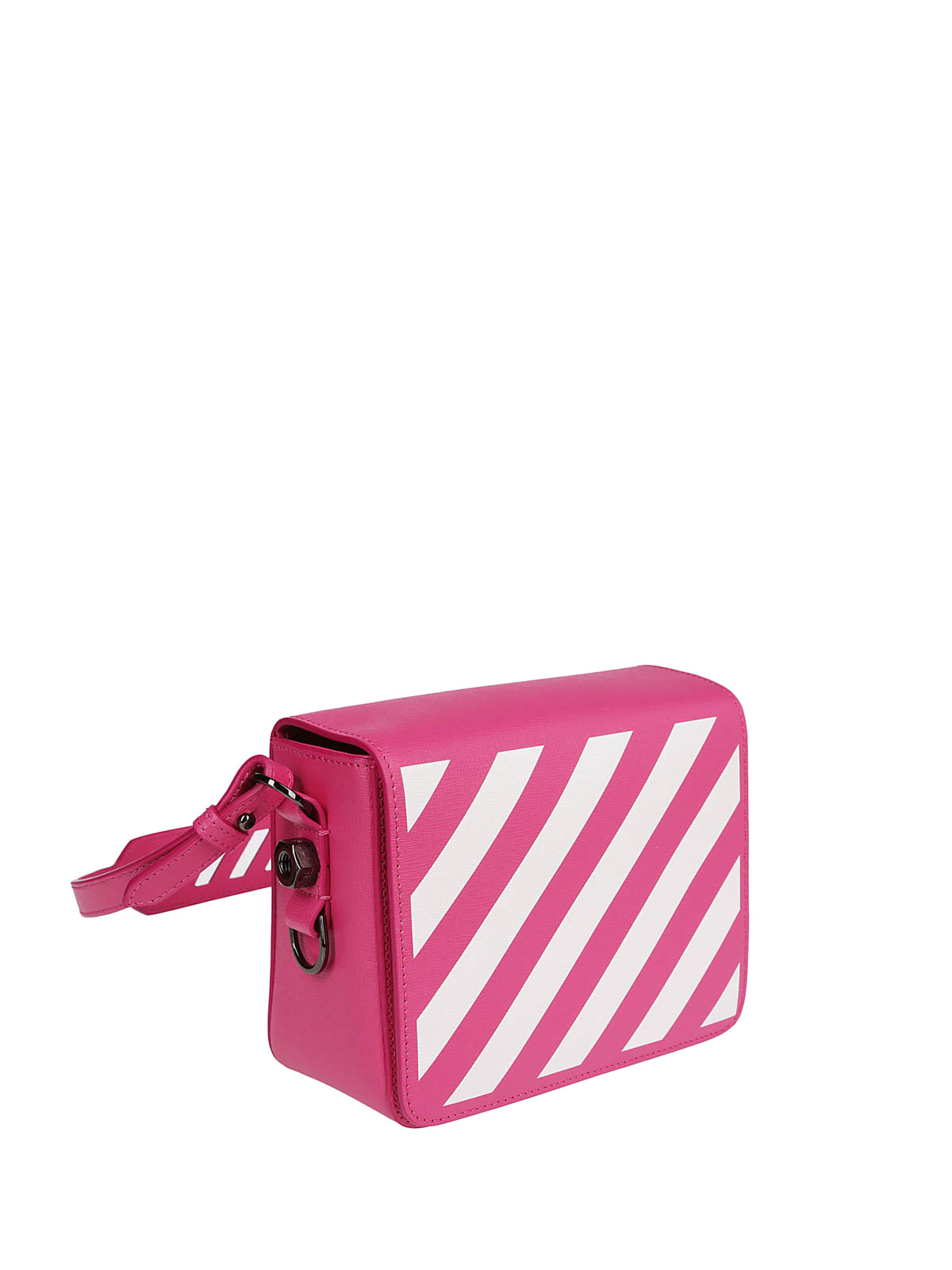 off white fuchsia bag