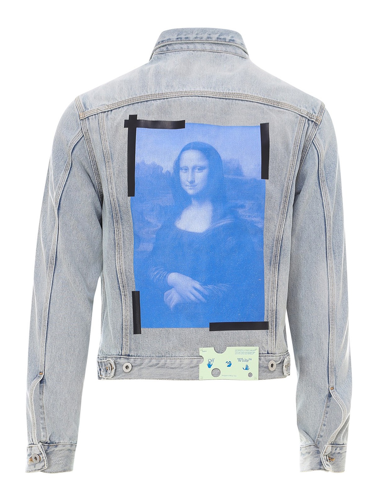 off white mona lisa denim jacket