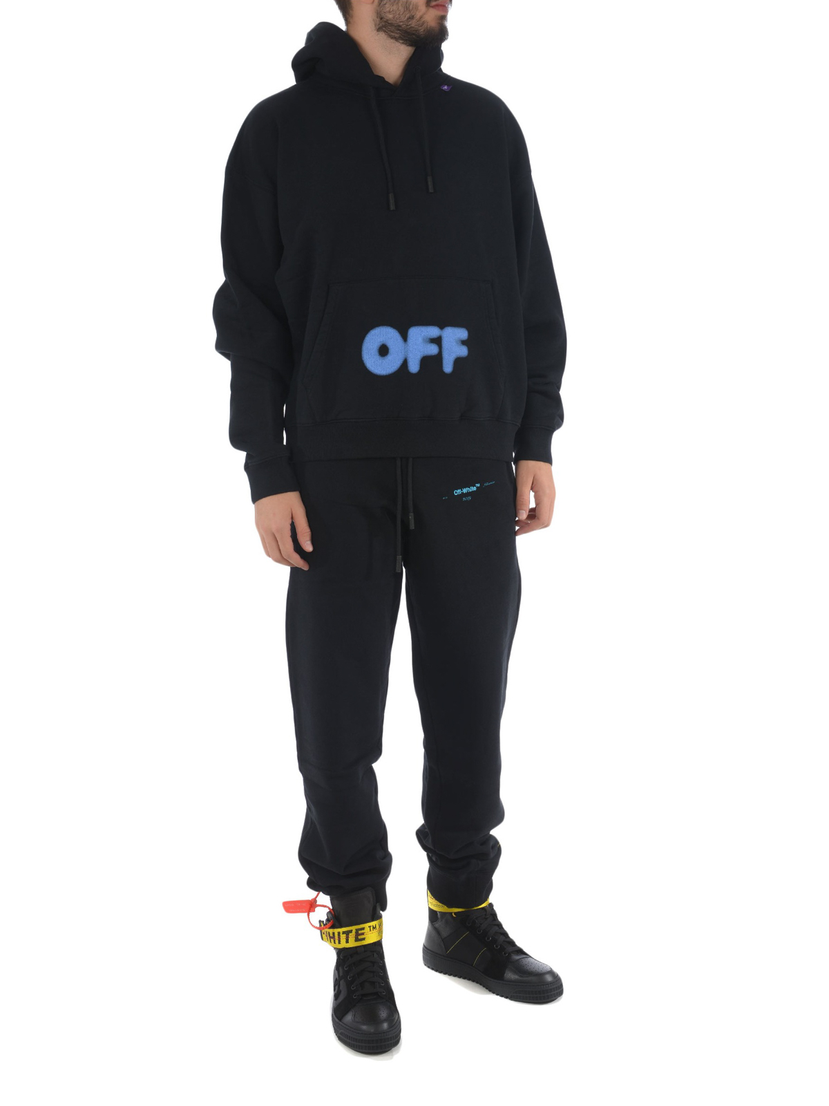 off black hoodie