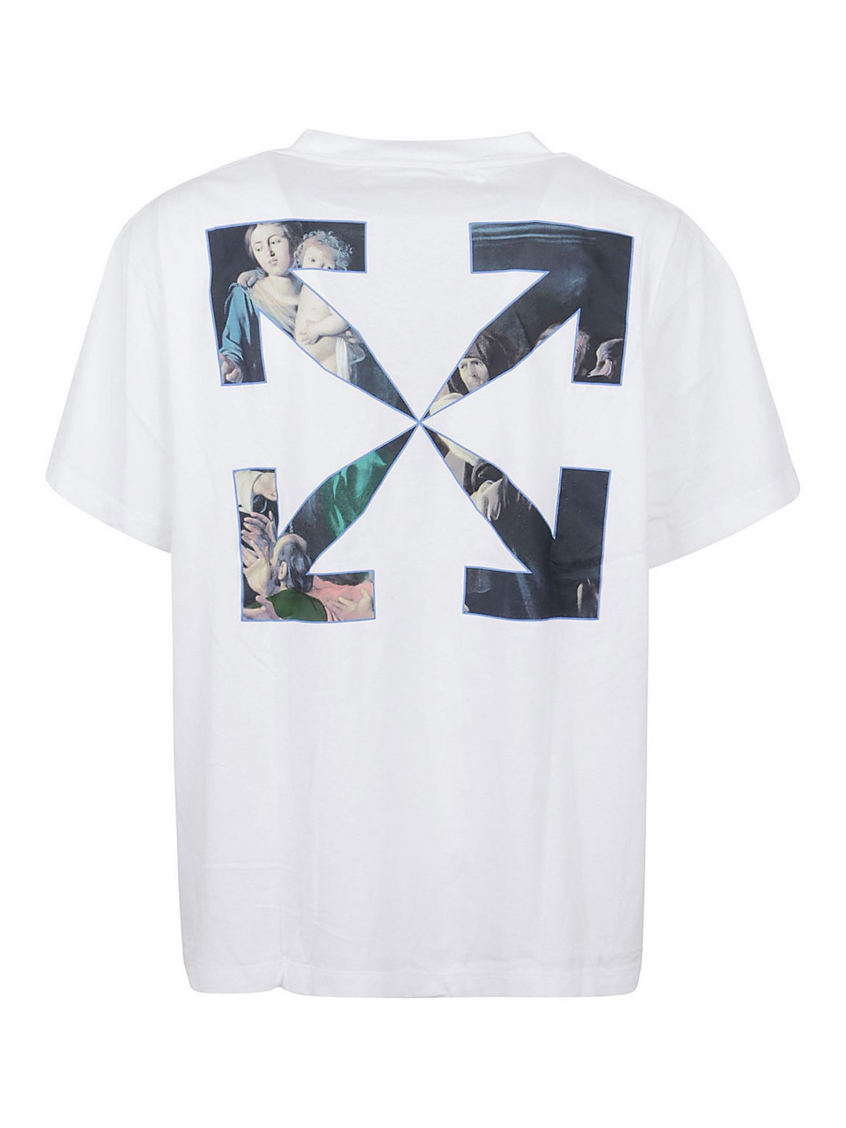 T-shirt Off-White - T-shirt over Caravaggio - OMAA038E20JER0050110