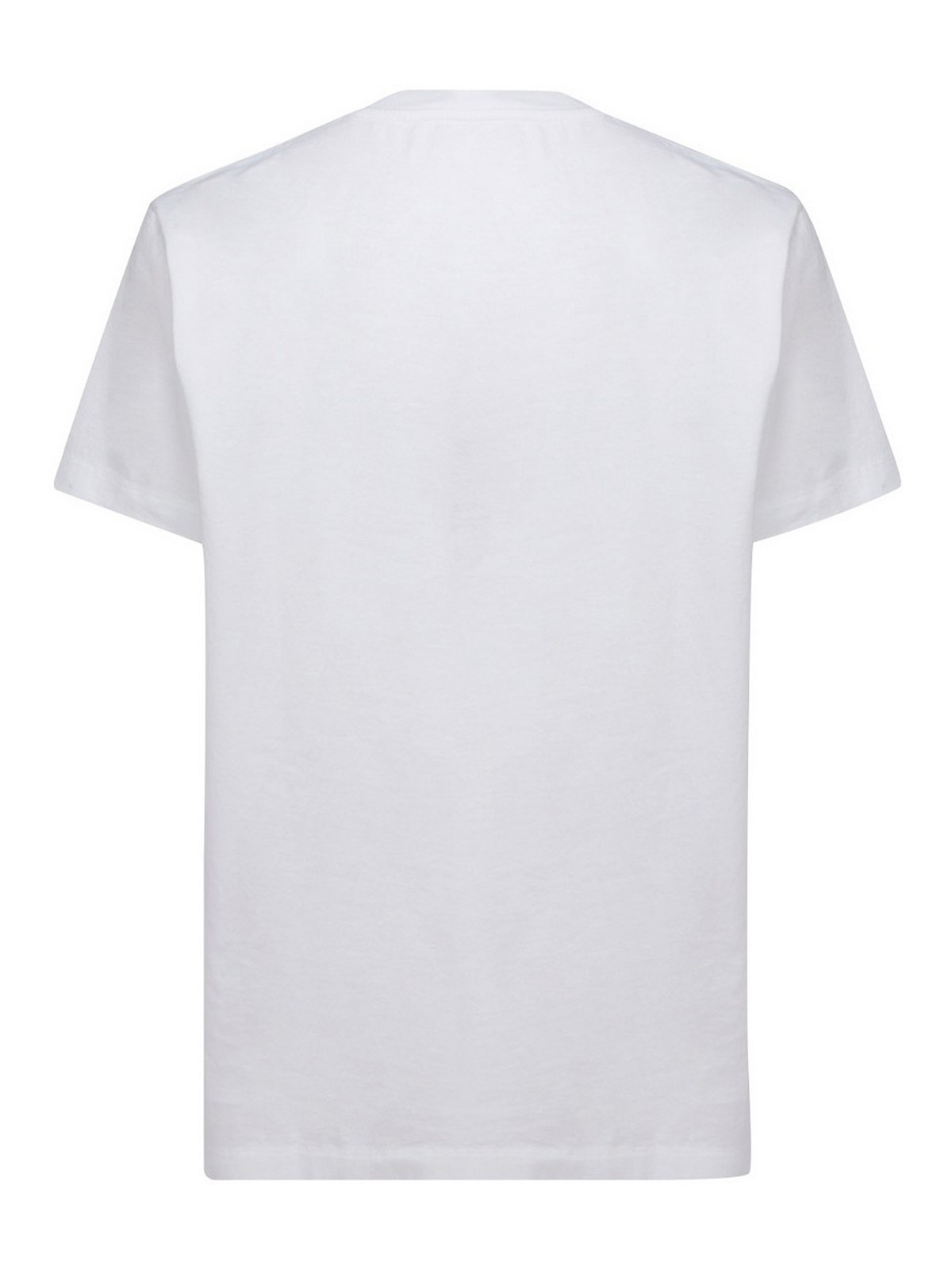 T-shirts Off-White - Embroidered cotton T-shirt - OMAA027R21JER0010110