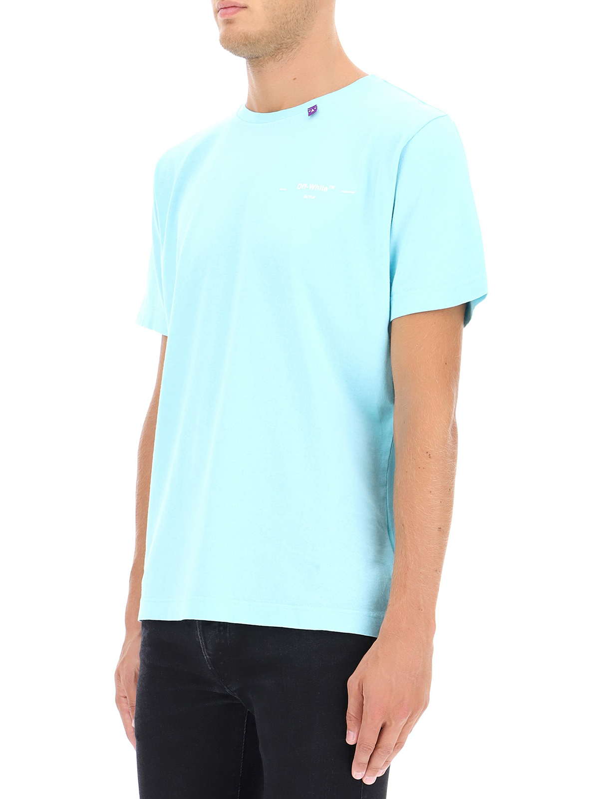 klippe mandskab absurd Tシャツ Off-White - Tシャツ - ライトブルー - OMAA055F181850043100