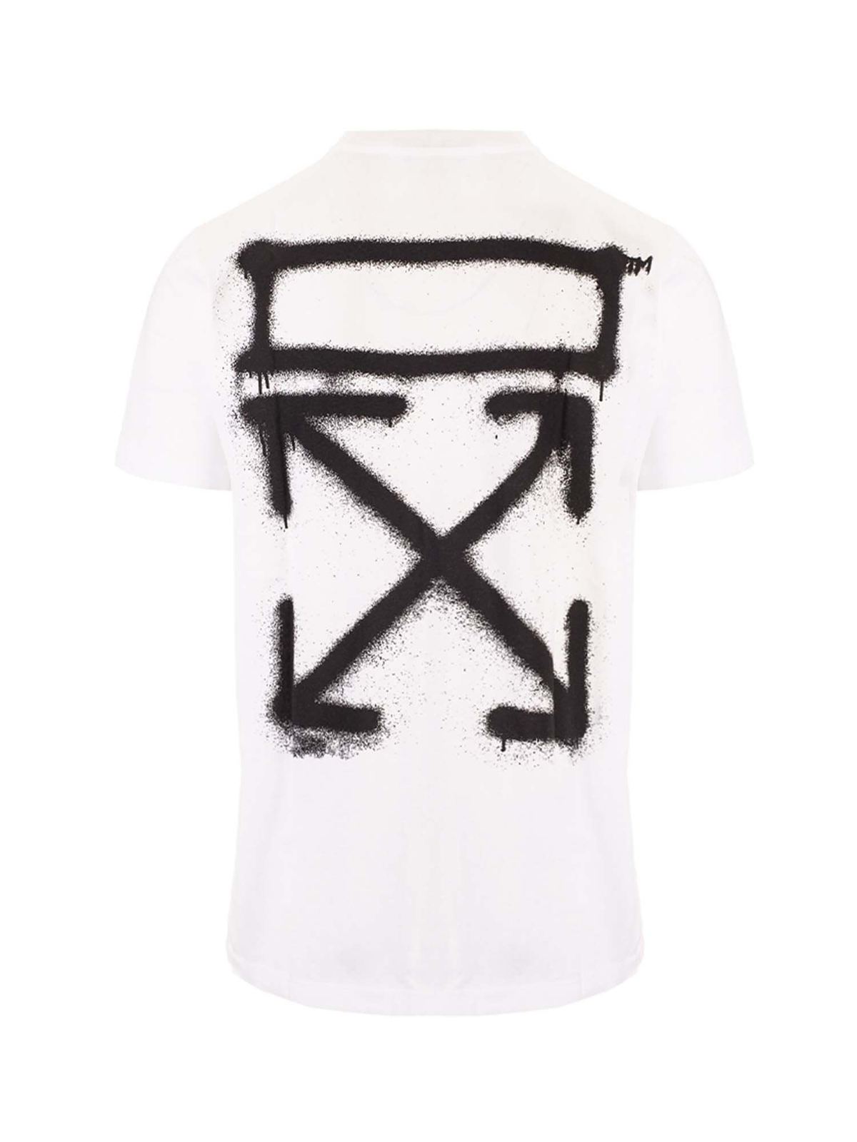 T-shirts Off-White - Marker Arrows t-shirt in white - OMAA027S21JER0050110