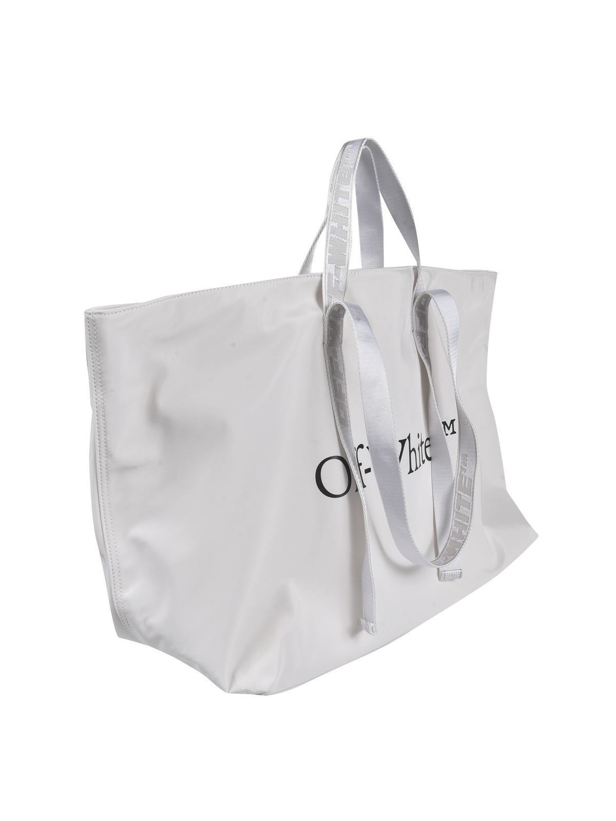 Off-White - Commercial Tote bag in white - totes bags ...