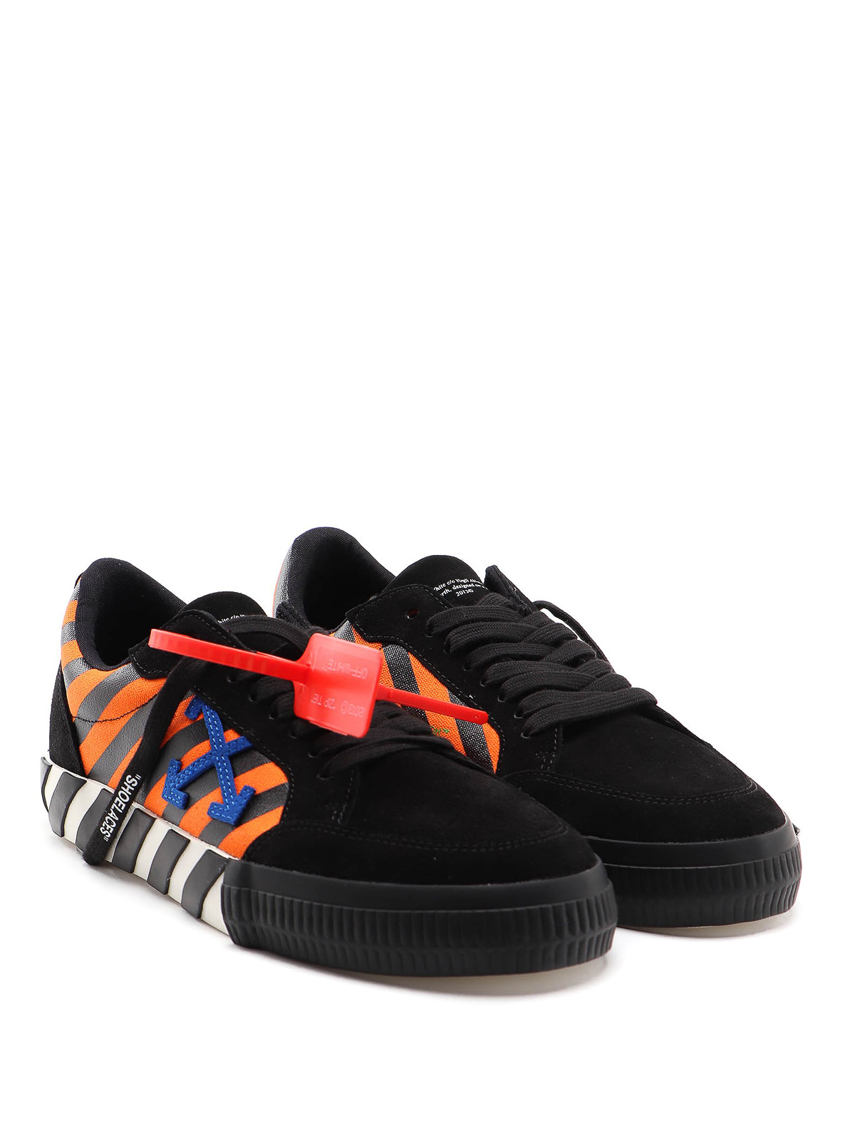 Trainers Off-White - Diag Low Vulcanized suede sneakers ...