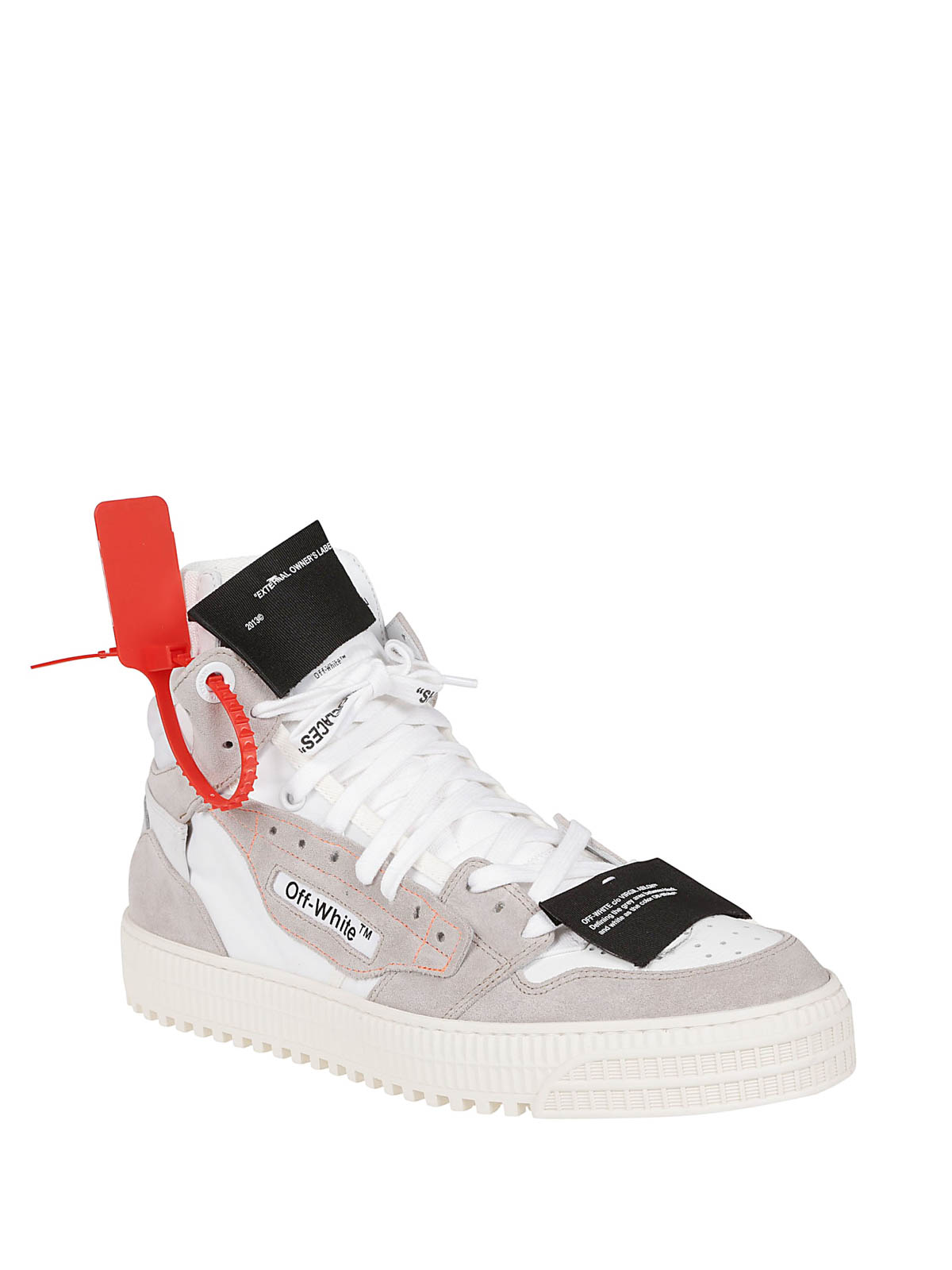 fabric high top sneakers