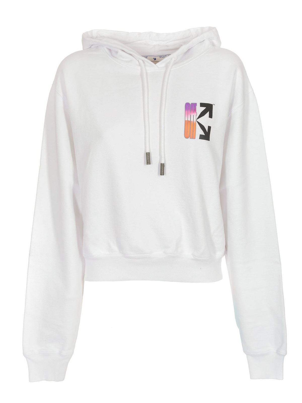 off white gradient zip up