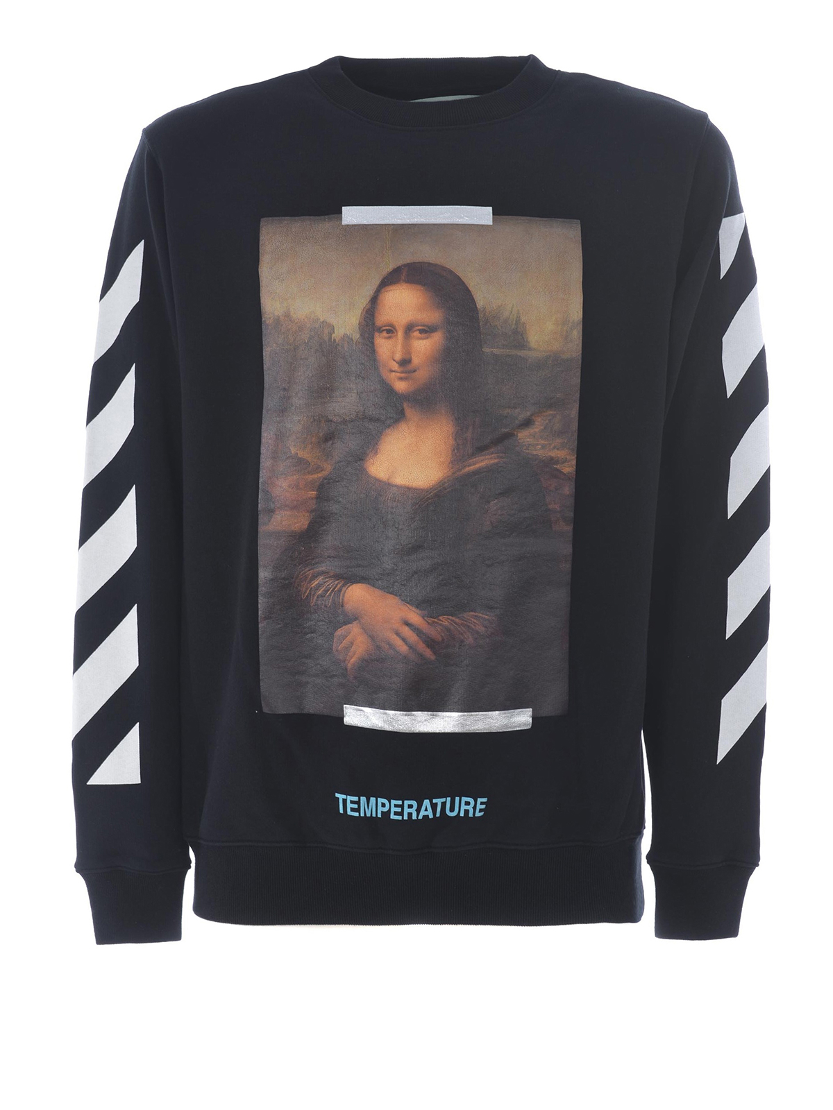 Monalisa diagonals print sweatshirt 