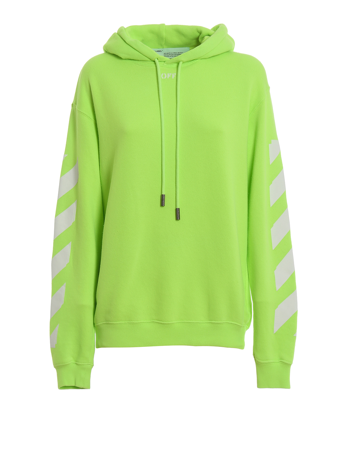 green fluo hoodie