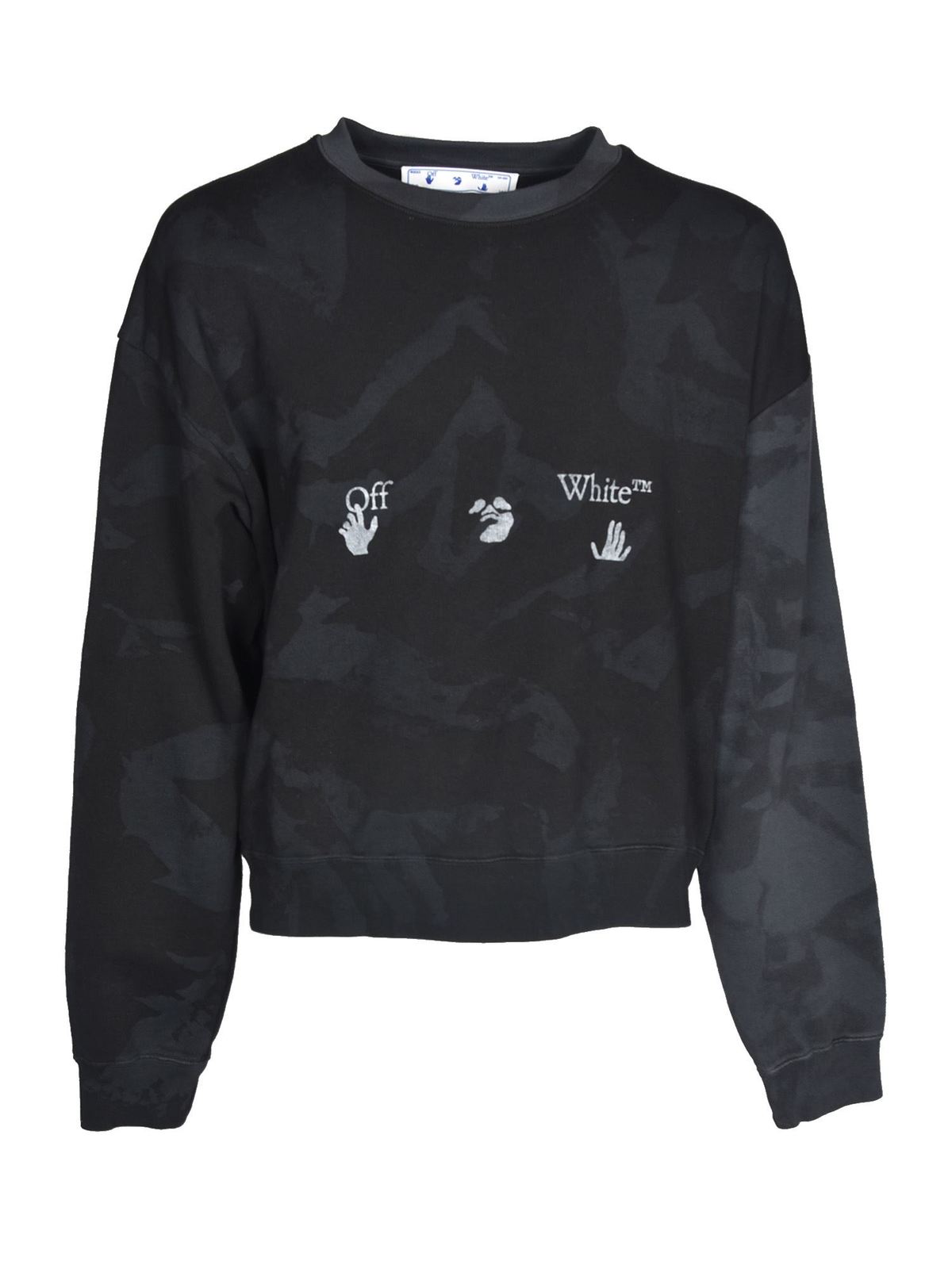 off white tie dye sweatshirt