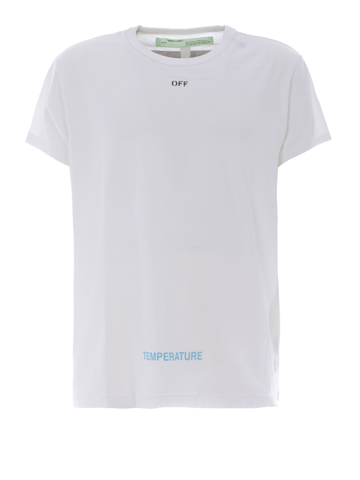 T-shirts Off-White - Temperature white T-shirt - OMAA002S181850860110