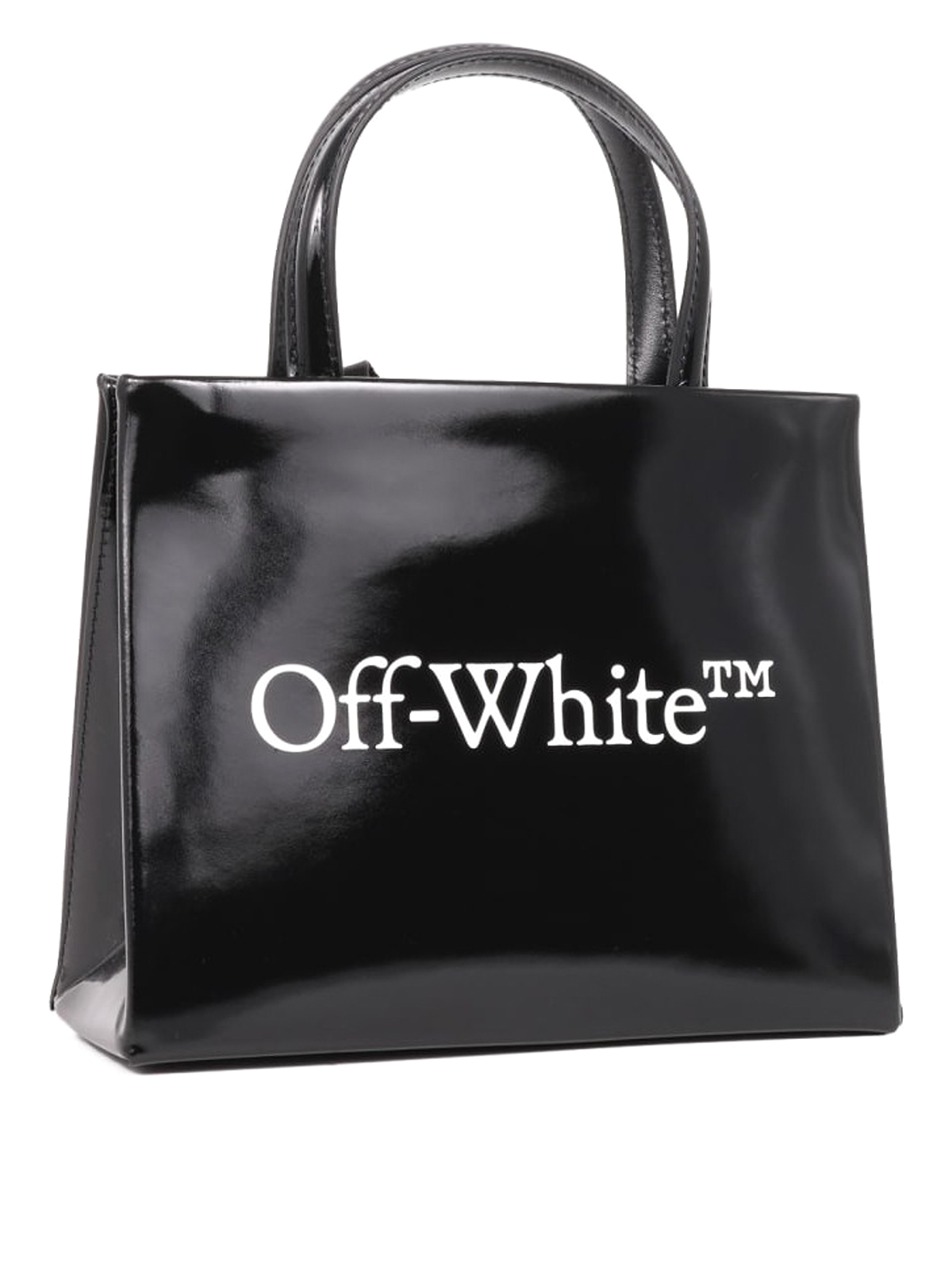 Off-White - Box mini patent leather bag - totes bags - OWNA059E20LEA0011001