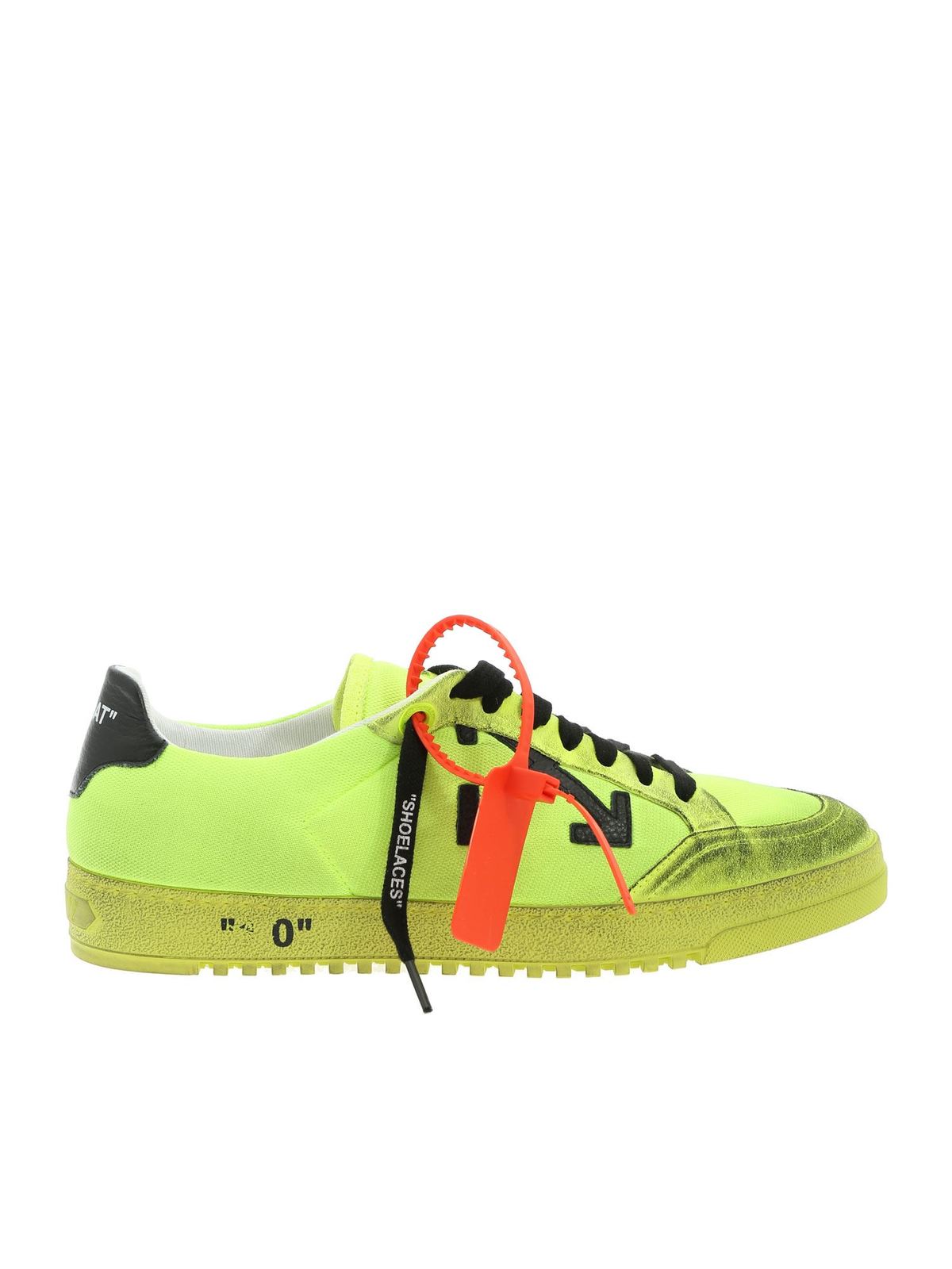 OFF-WHITE 20 SNEAKERS IN NEON YELLOW
