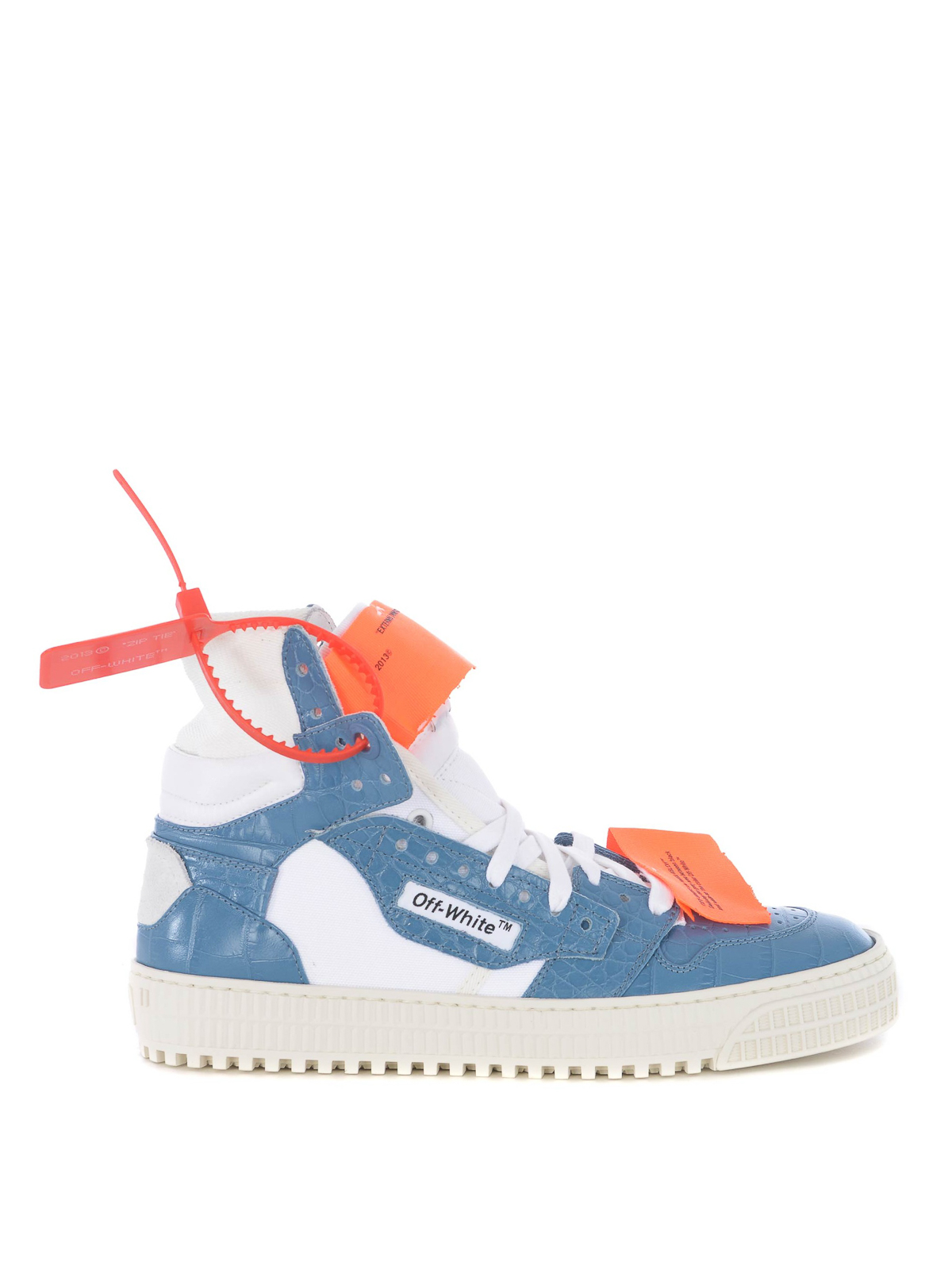 off white blue high tops
