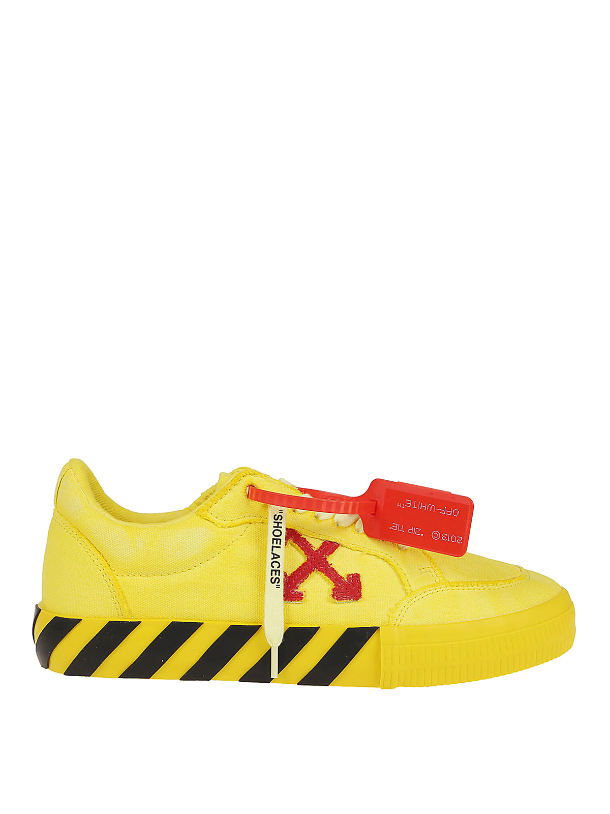 Off-White - Sneaker Low Vulcanized gialle - sneakers - OMIA085R20D330506020