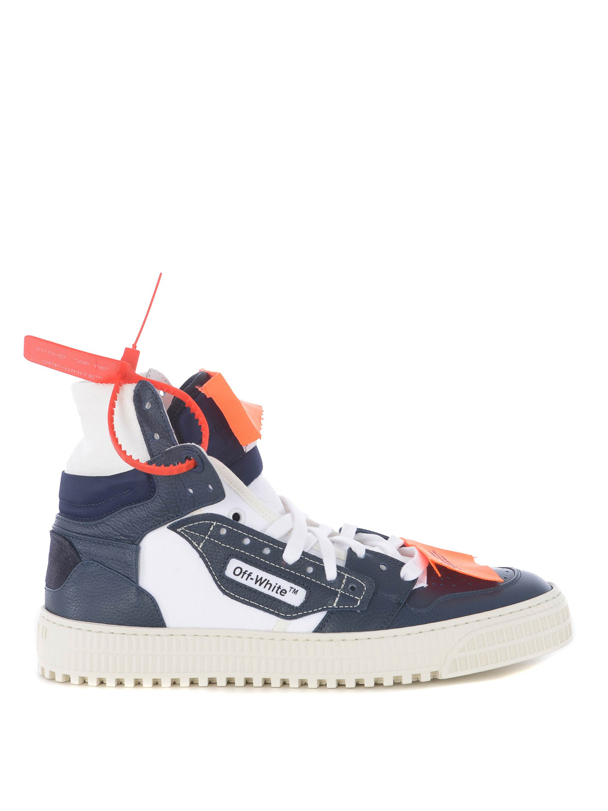 Trainers Off-White - Off Court high top leather sneakers ...