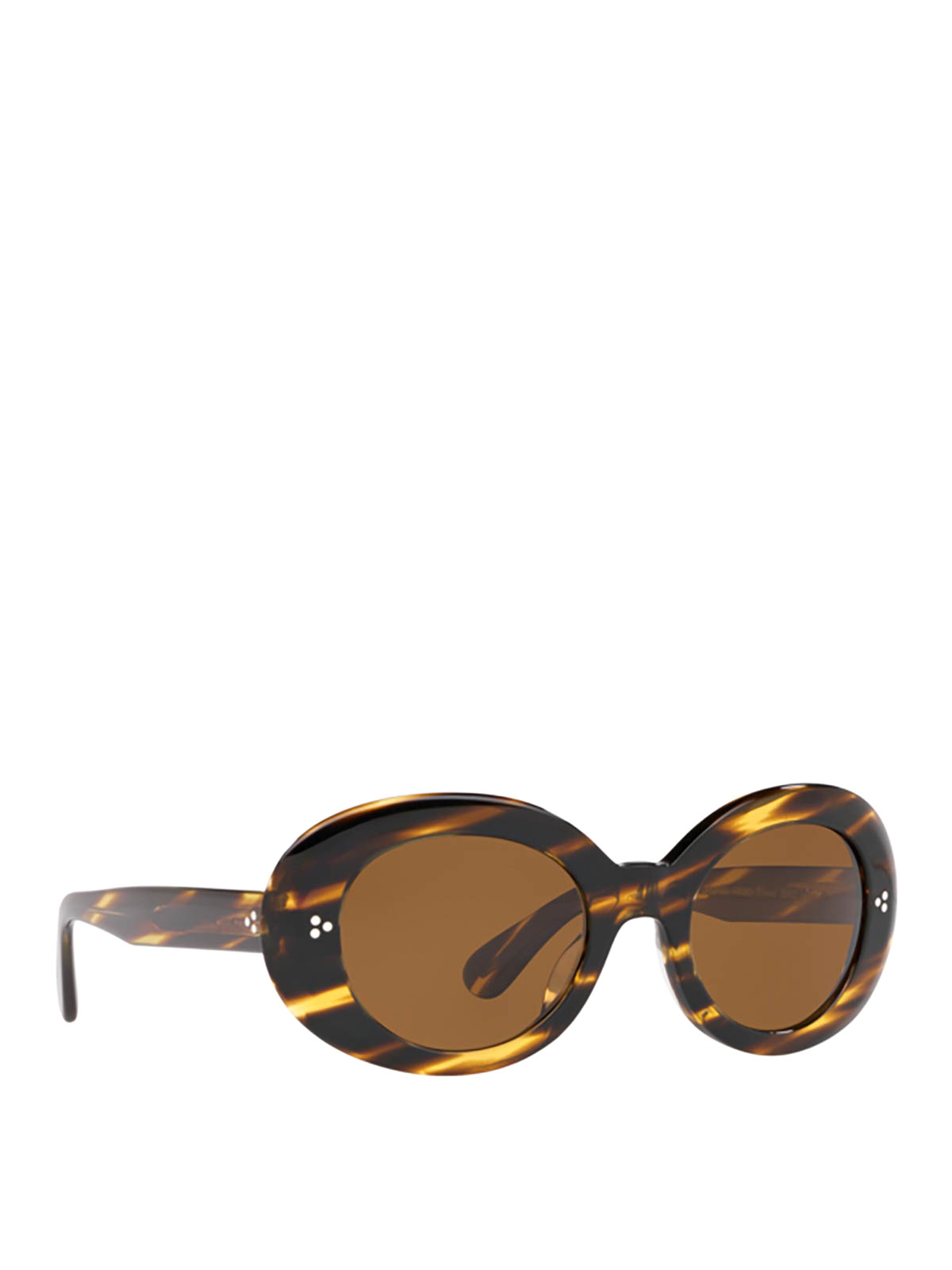 Sunglasses Oliver Peoples - Erissa oval havana sunglasses - OV5395SU100383