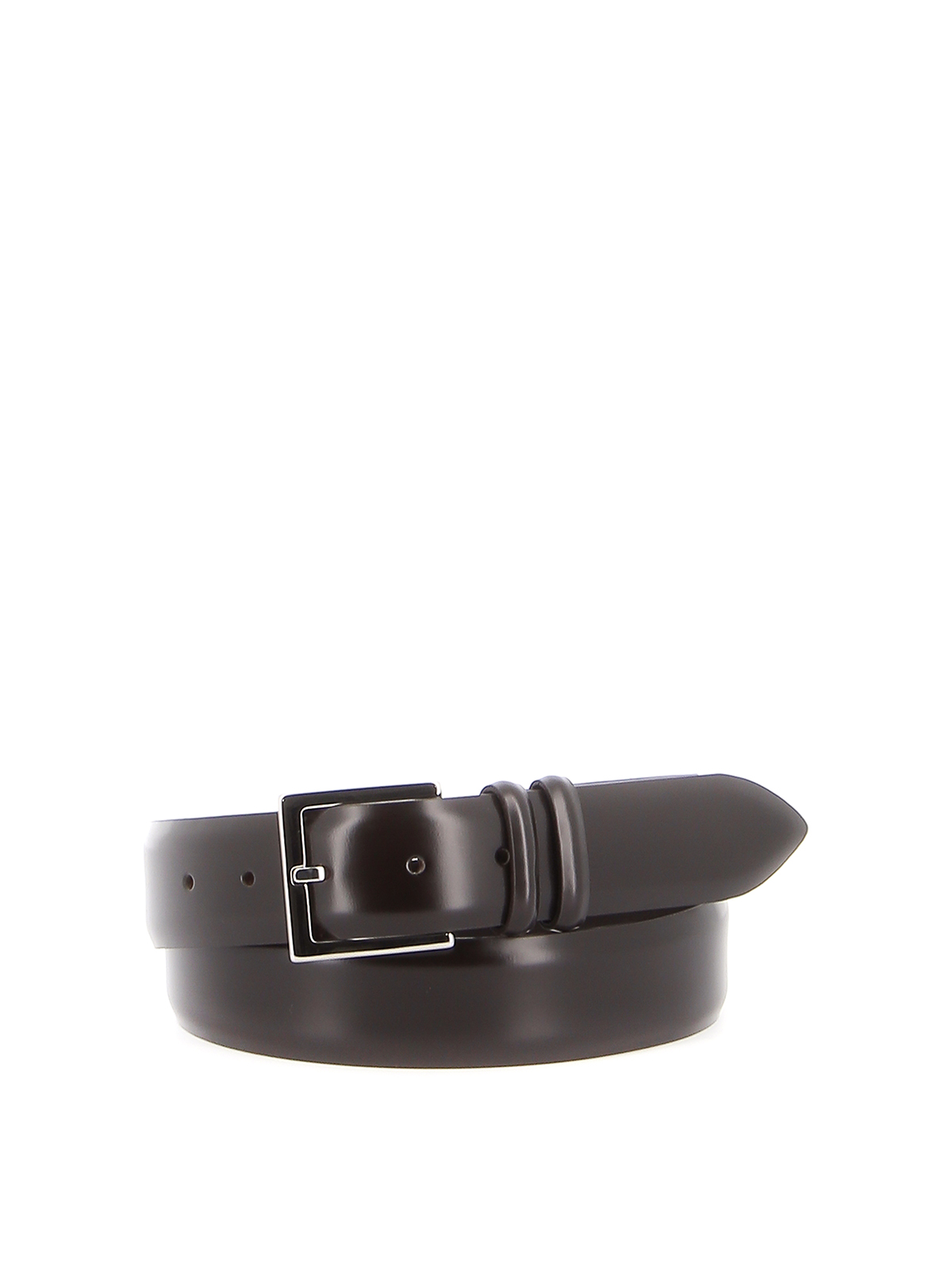Belts Orciani - Toledo leather belt - U07532TOLEDOTMORO | iKRIX.com