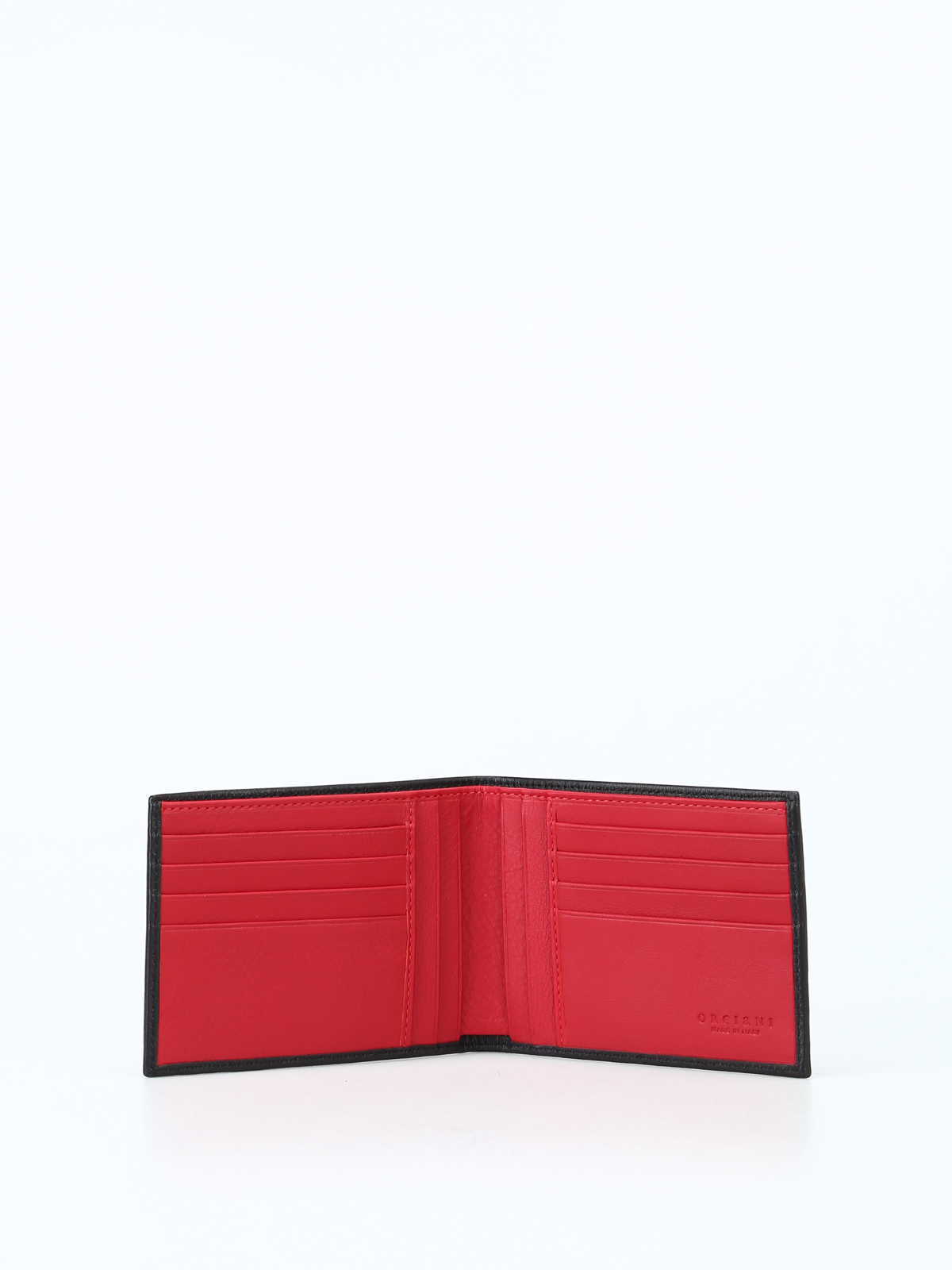 Black and red wallet