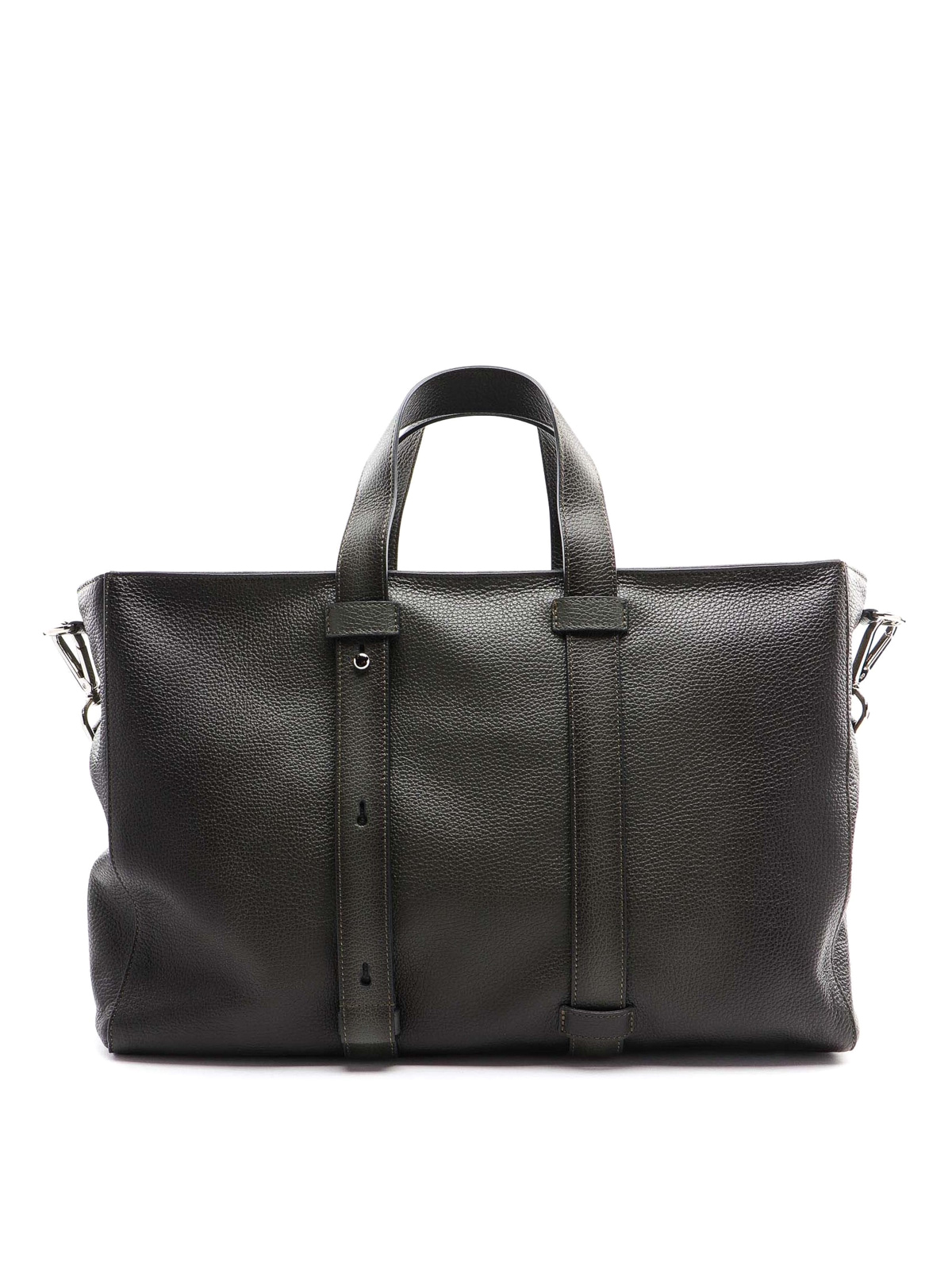 ORCIANI MICRON DEEP GRADIENT LEATHER TOTE BAG
