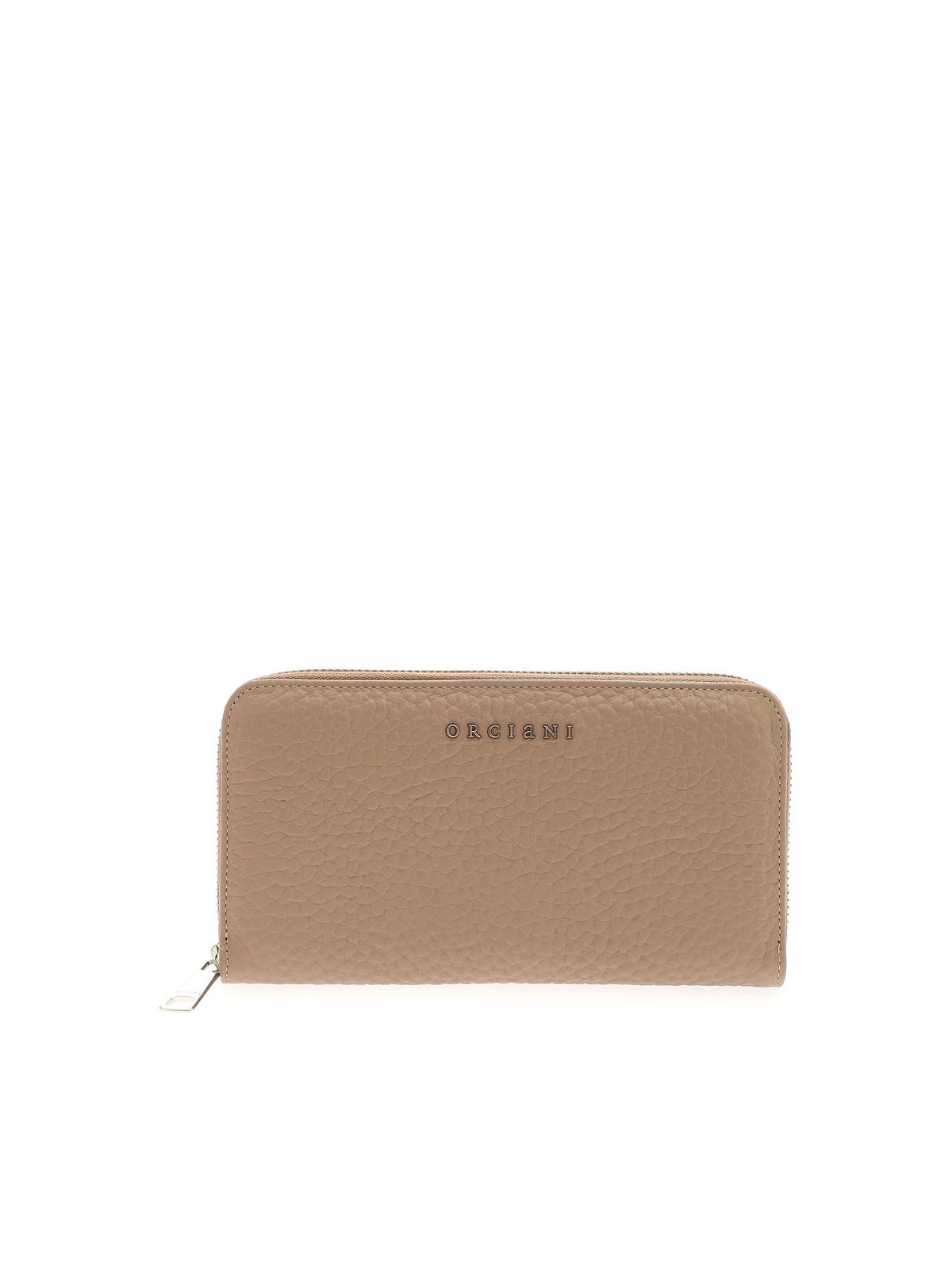 ORCIANI NUDE COLOR WALLET WITH LOGO