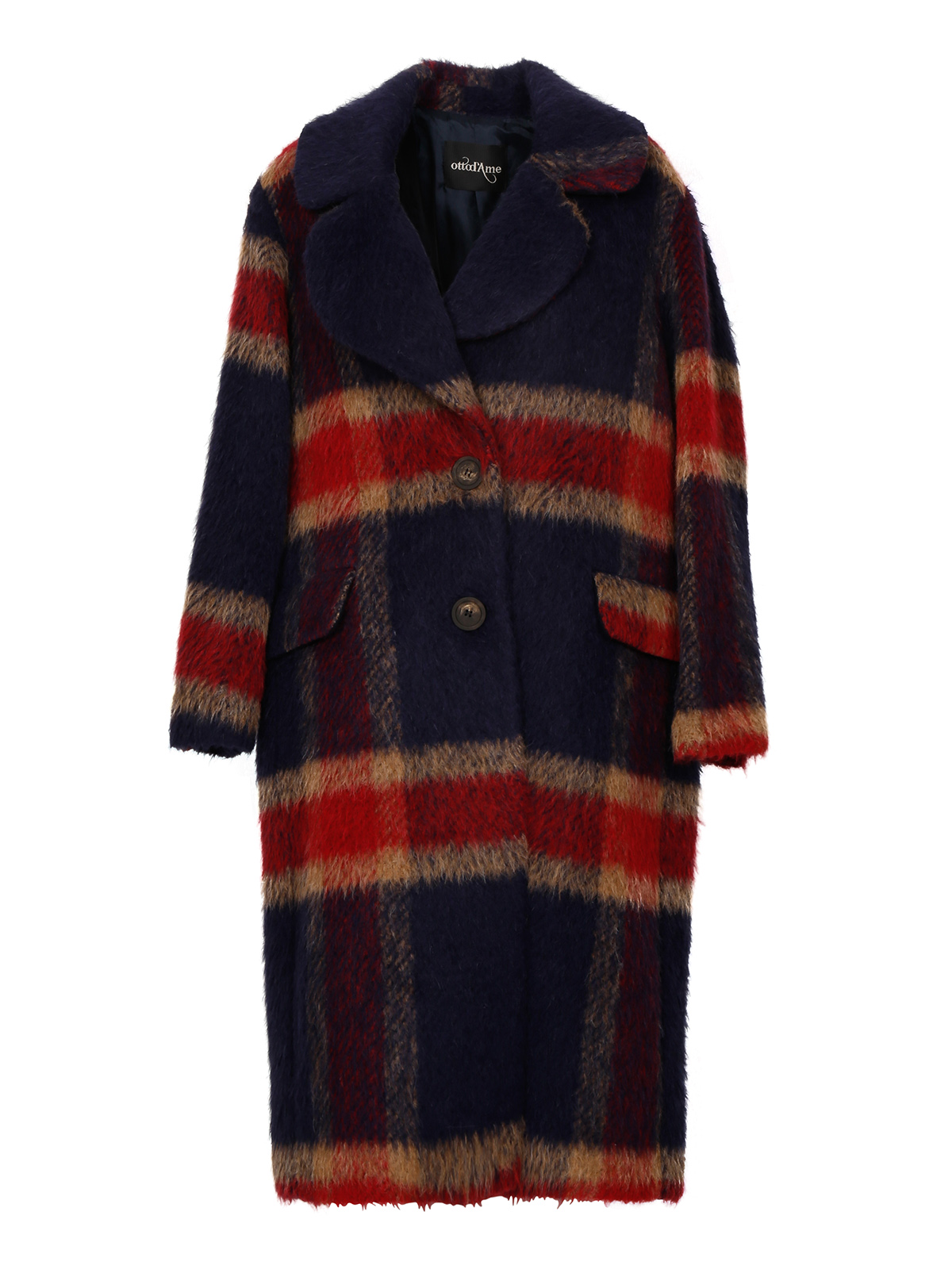 Ottod'Ame - Wool-alpaca blend coat - knee length coats - DG5185