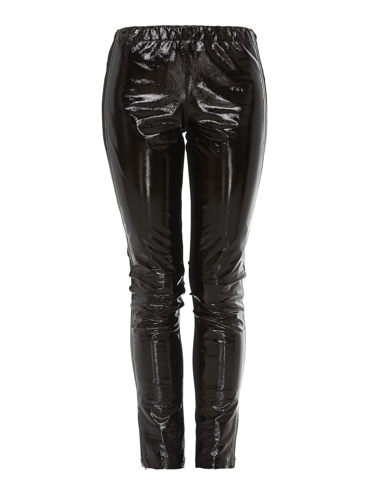 P.a.r.o.s.h Maint Leather Leggings In Black