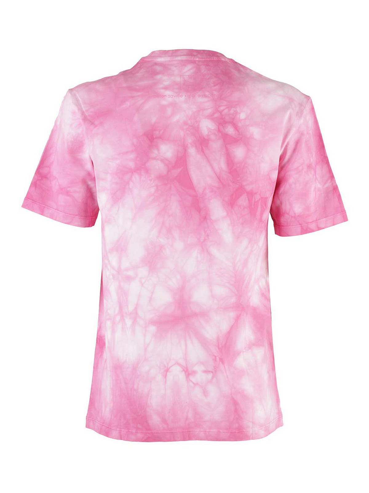 Paco Rabanne - Cotton tye-die T-shirt with quote print - t-shirts ...