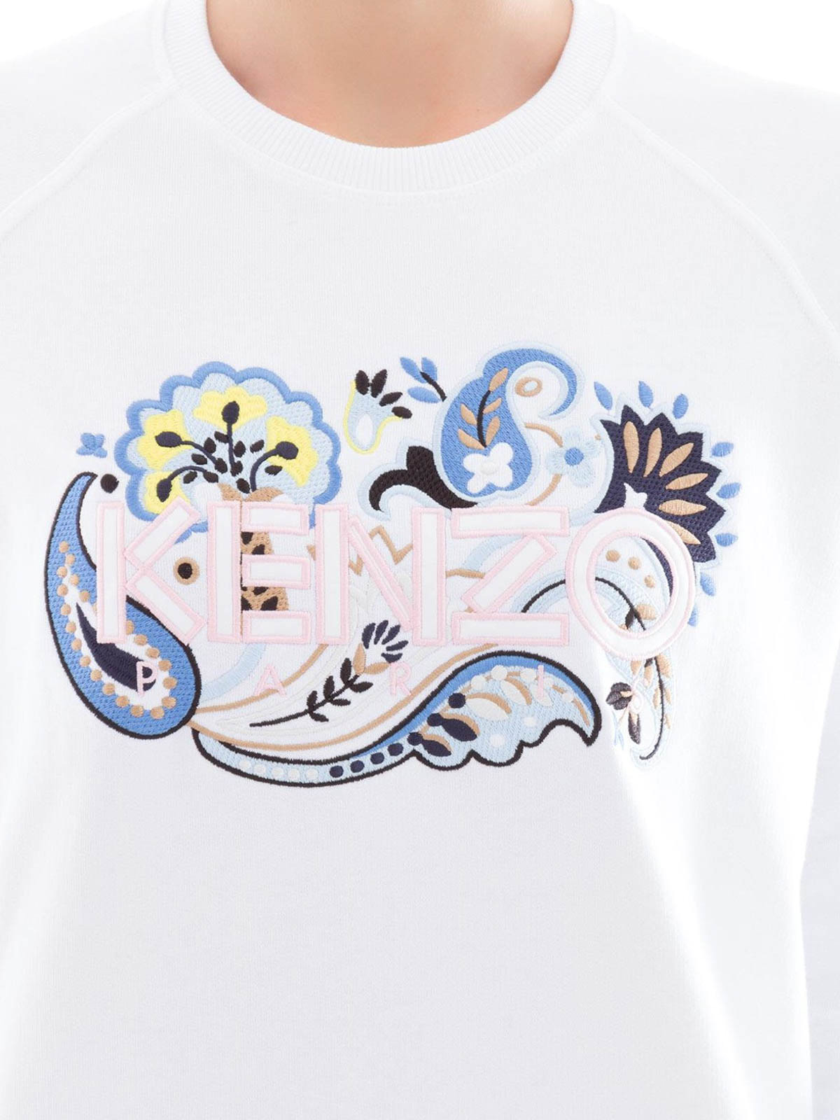 Kenzo Felpa in cotone con ricami Sketch Felpe e maglie Kenzo Felpa in cotone con ricami Sketch Felpe e maglie