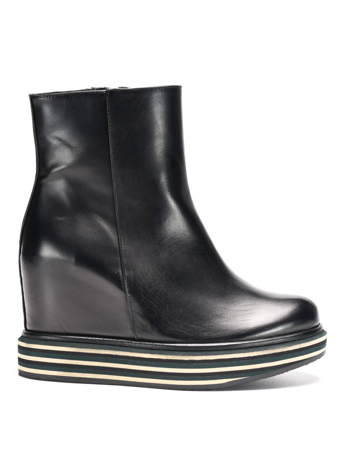 Paloma Barcelò - Virginia brushed leather bootie - ankle boots - VXGFVIBK