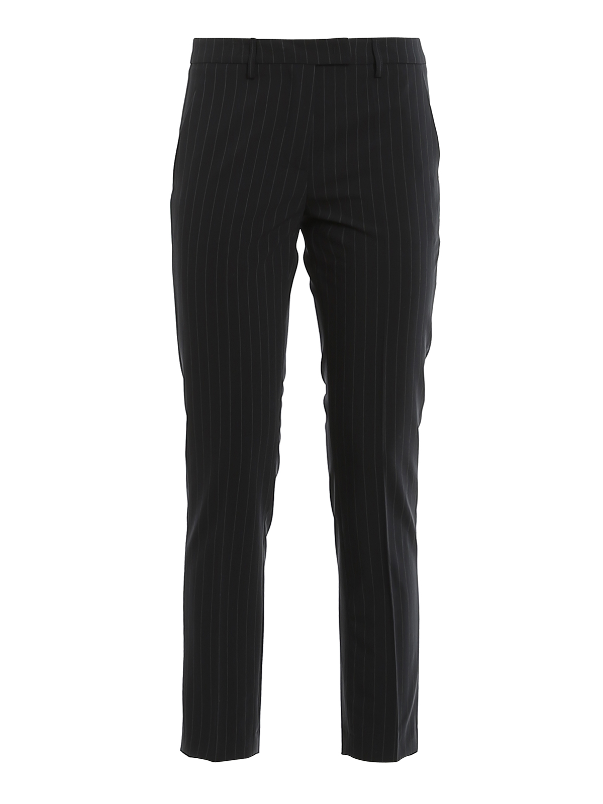 pinstripe casual trousers