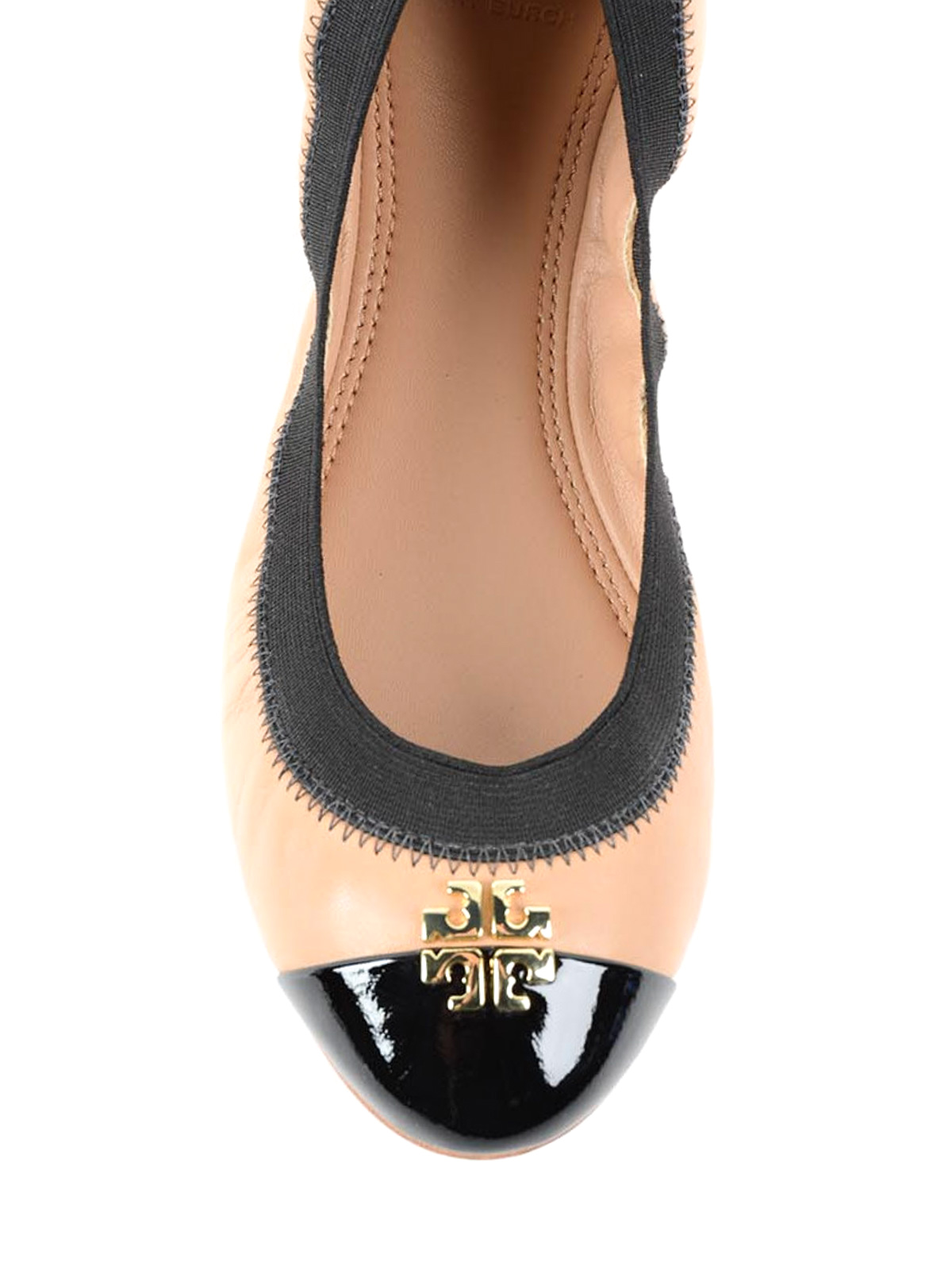 Flat shoes Tory Burch - Patent leather toe Jolie ballerinas - 33448283