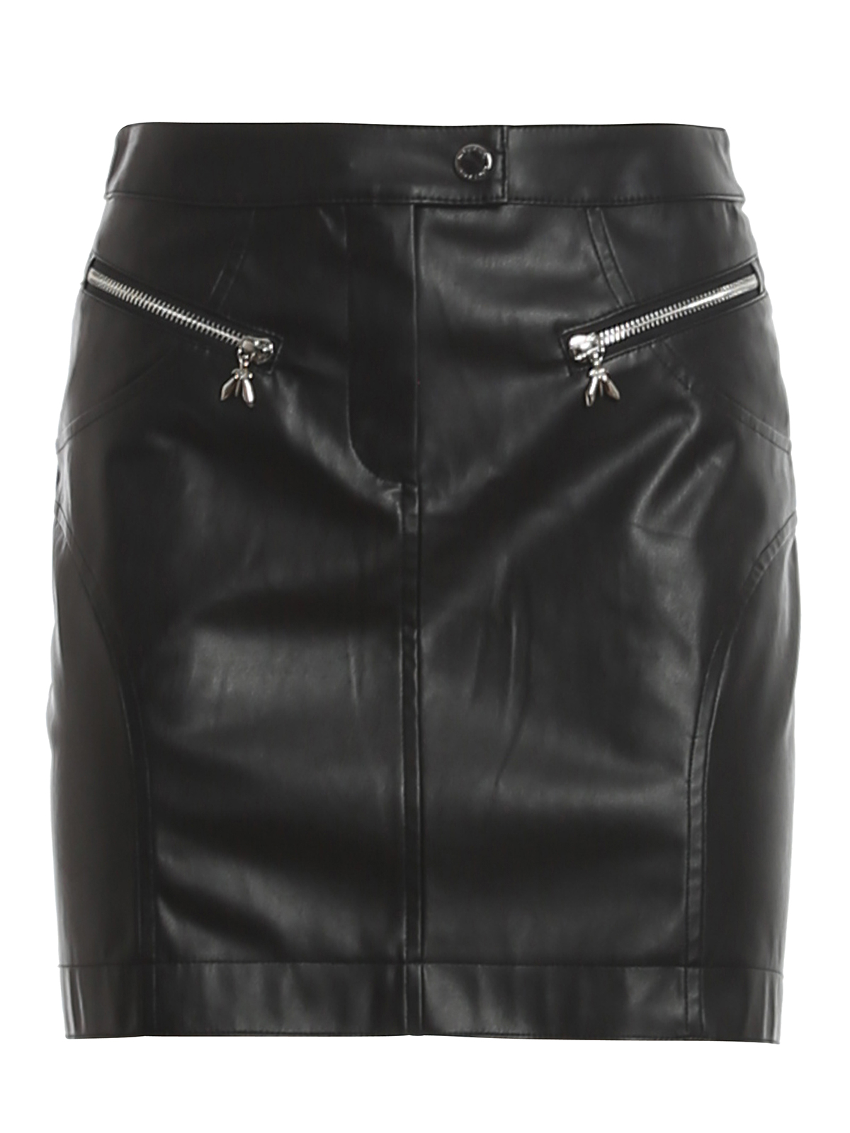 Leather skirts Patrizia Pepe - Faux leather mini skirt - 8L0376A1DZK103