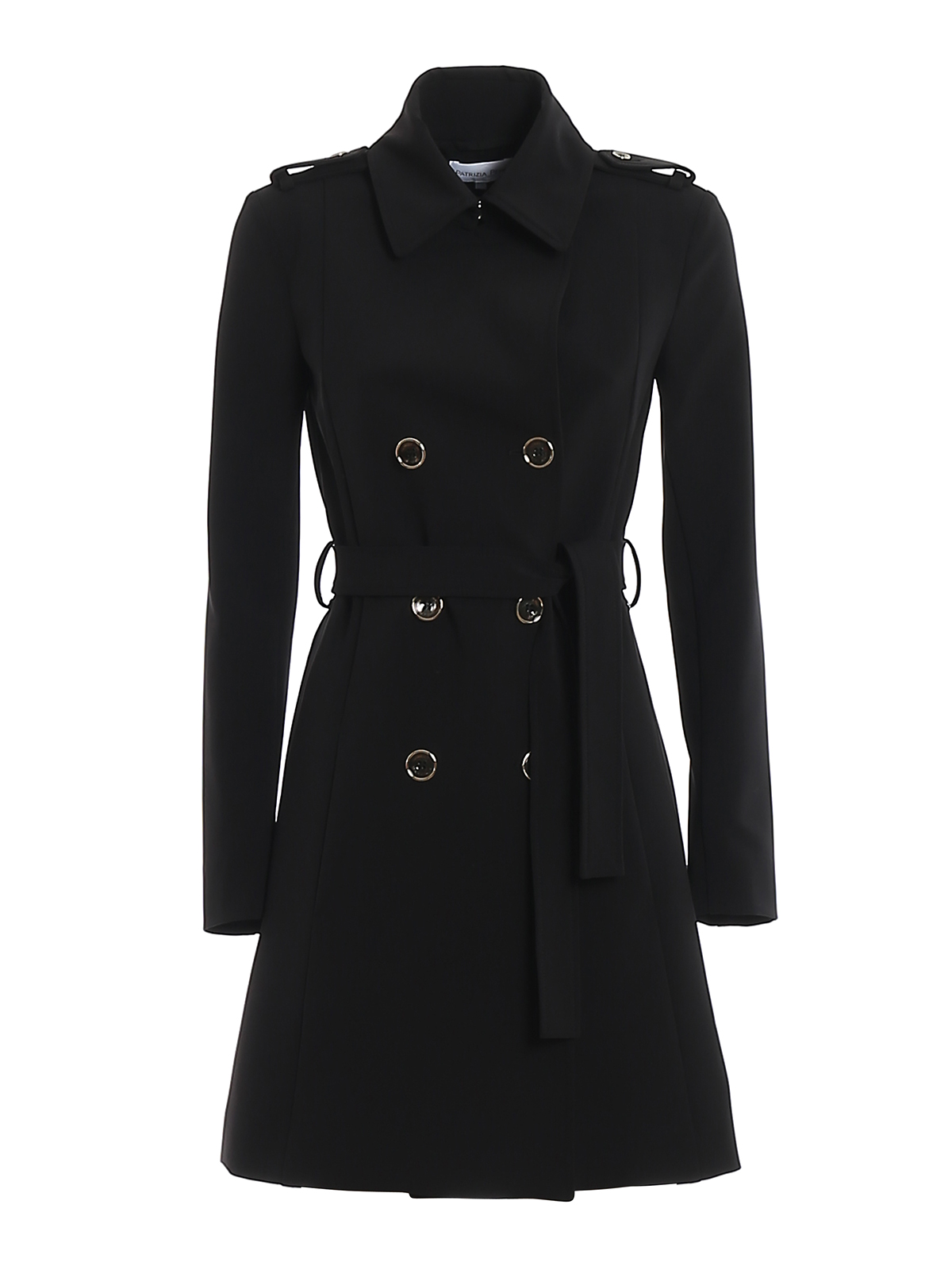 Patrizia Pepe - Tech fabric trench - trench coats - CS0188A2AWK103