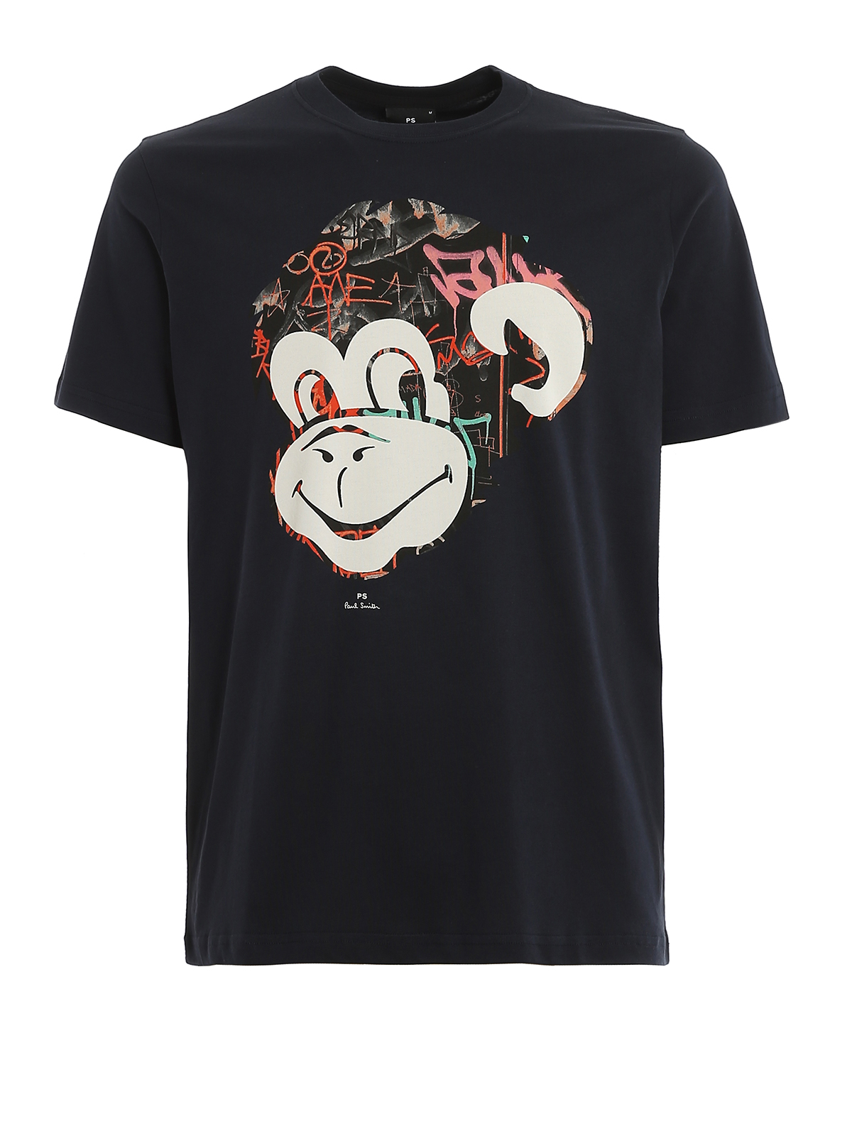 T-shirts Paul Smith - Monkey print jersey T-shirt - M2R011RAP189449