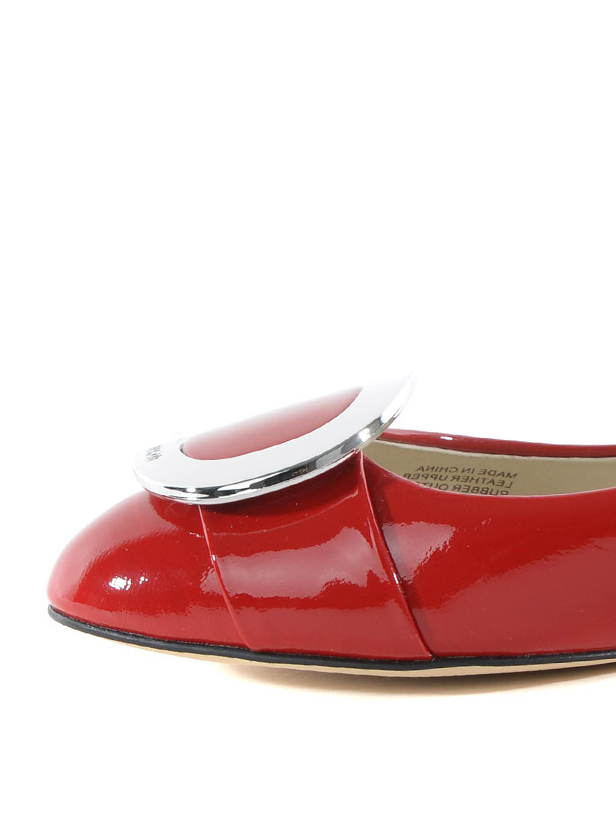 michael kors flats red