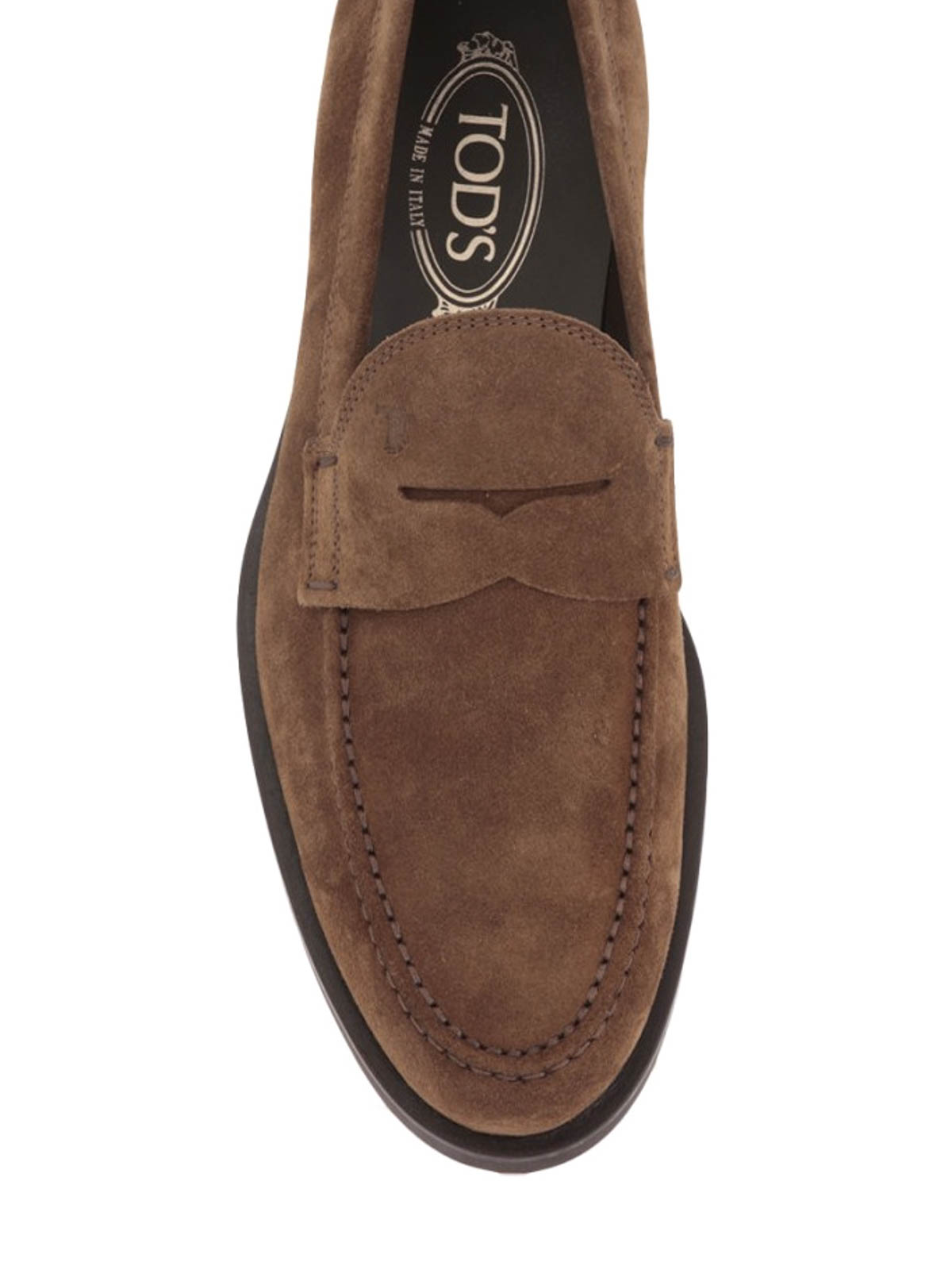 Loafers & Slippers Tod'S - Penny bar detail suede loafers -  XXM0ZF0Q920RE0S818