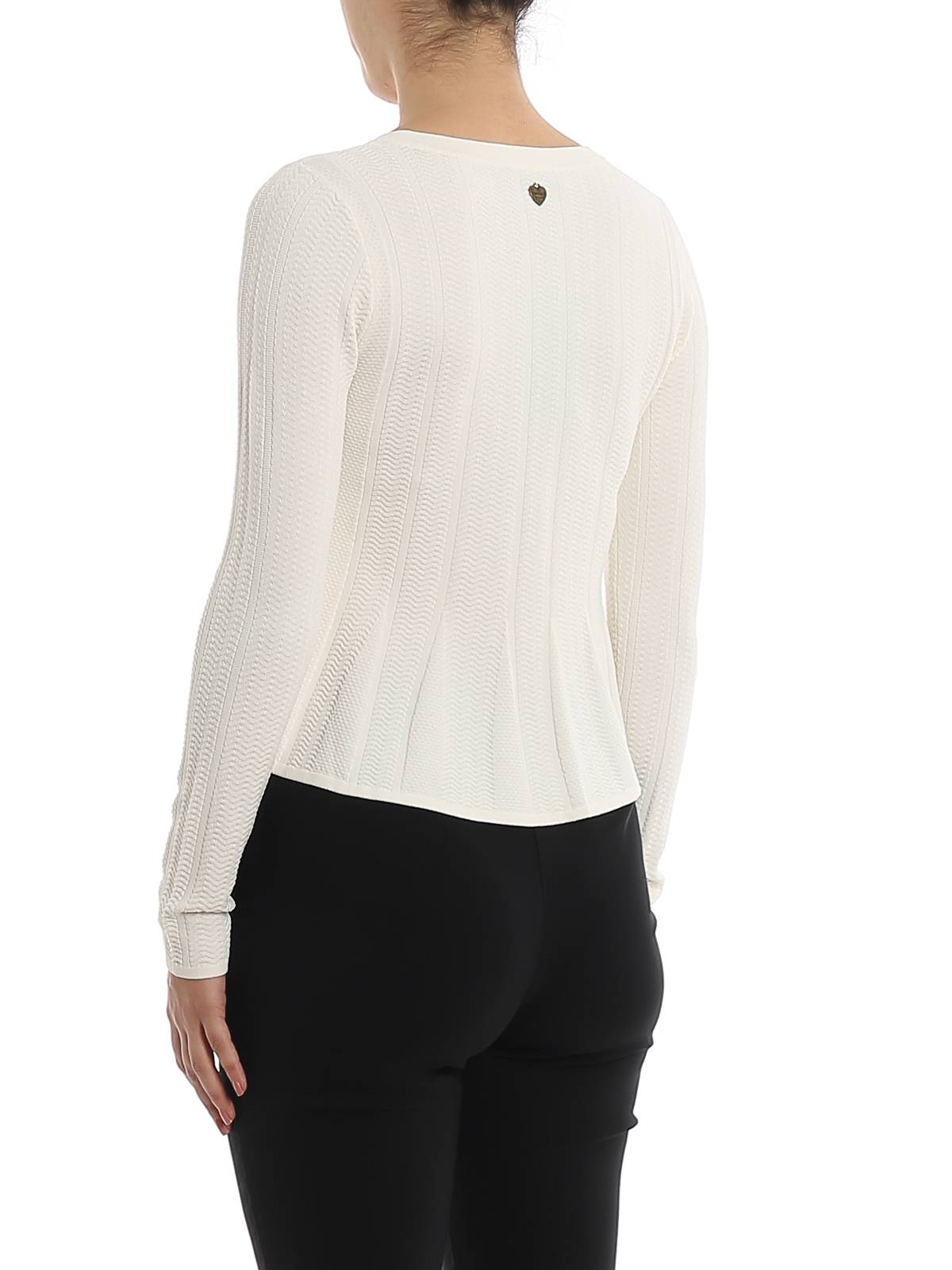 Cardigans Twinset - Peplum hem cardigan - 201TP303100282 iKRIX.com