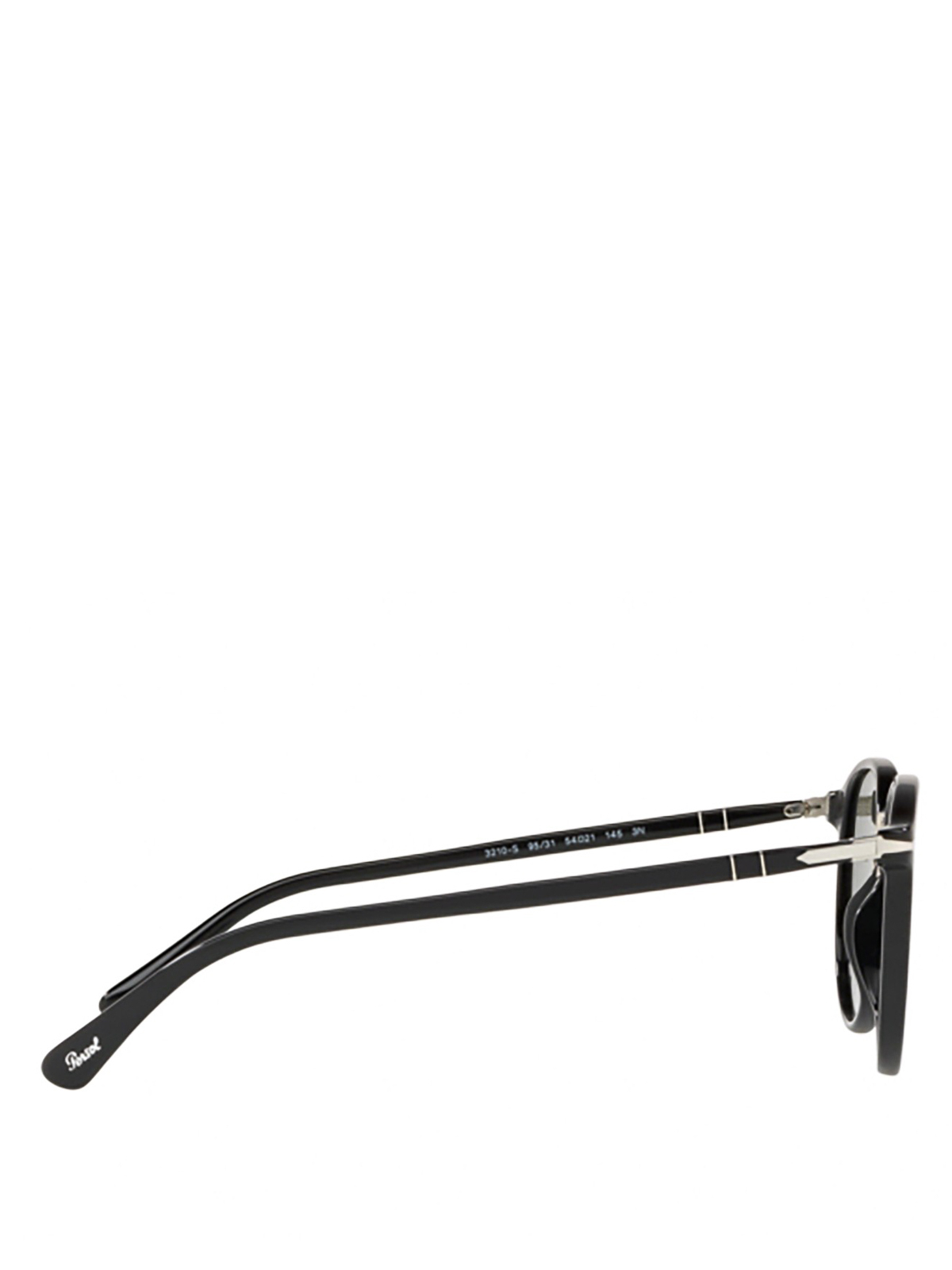 Occhiali da sole Persol - Occhiali da sole tondi neri - PO3210S9531
