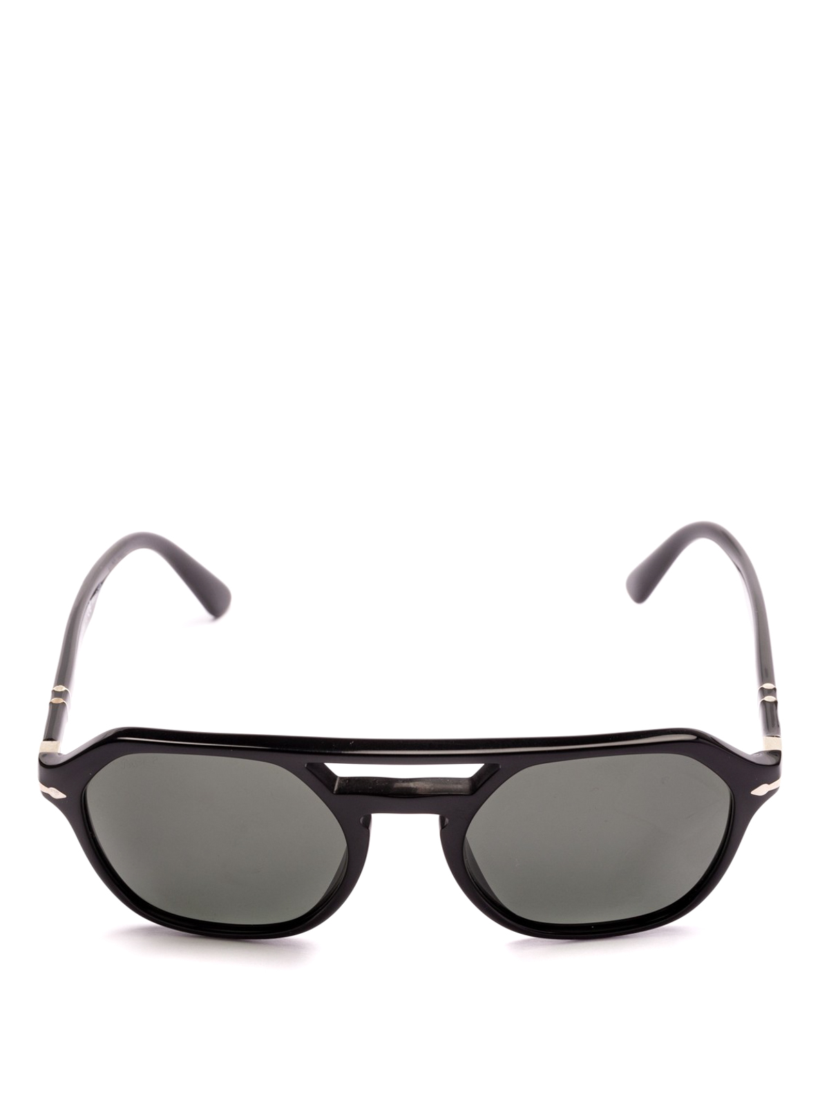 persol black aviator