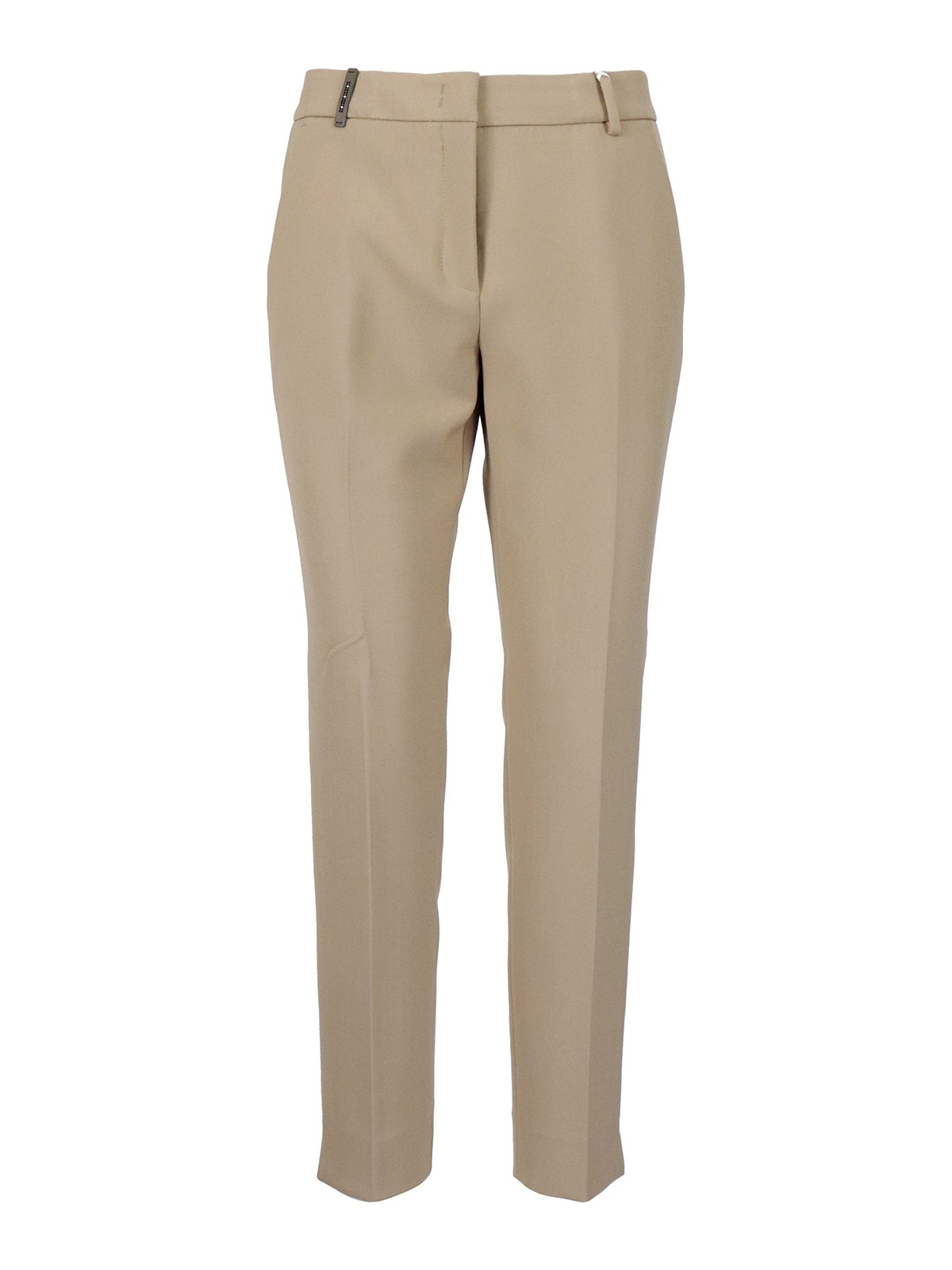 PESERICO VISCOSE-BLEND TROUSERS
