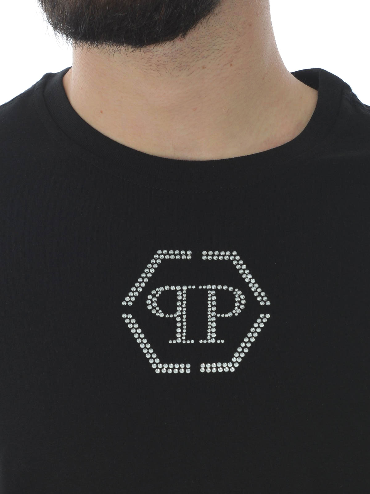 philipp plein t shirt crystal