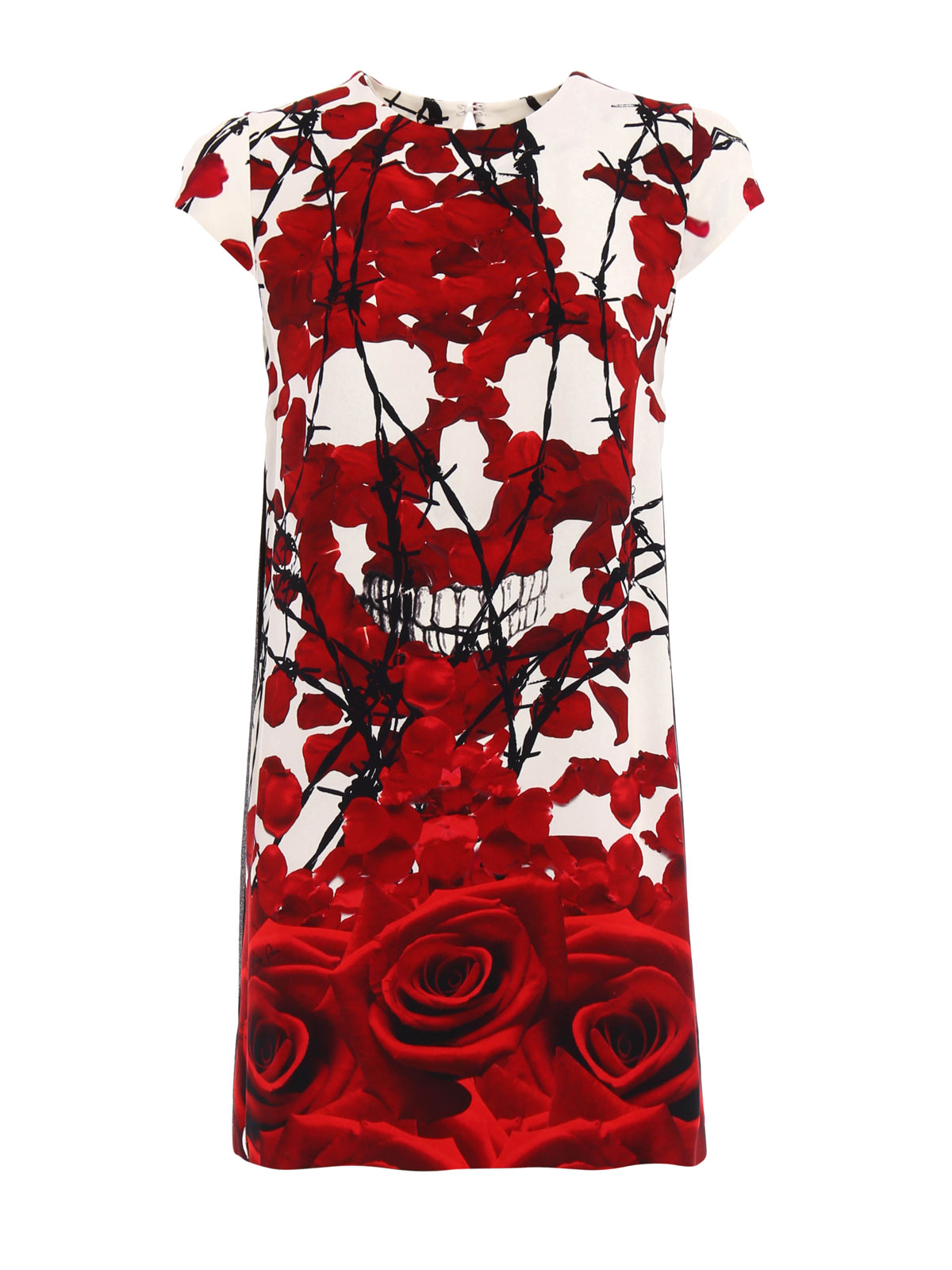 Philipp Plein - Shorty rose print dress 