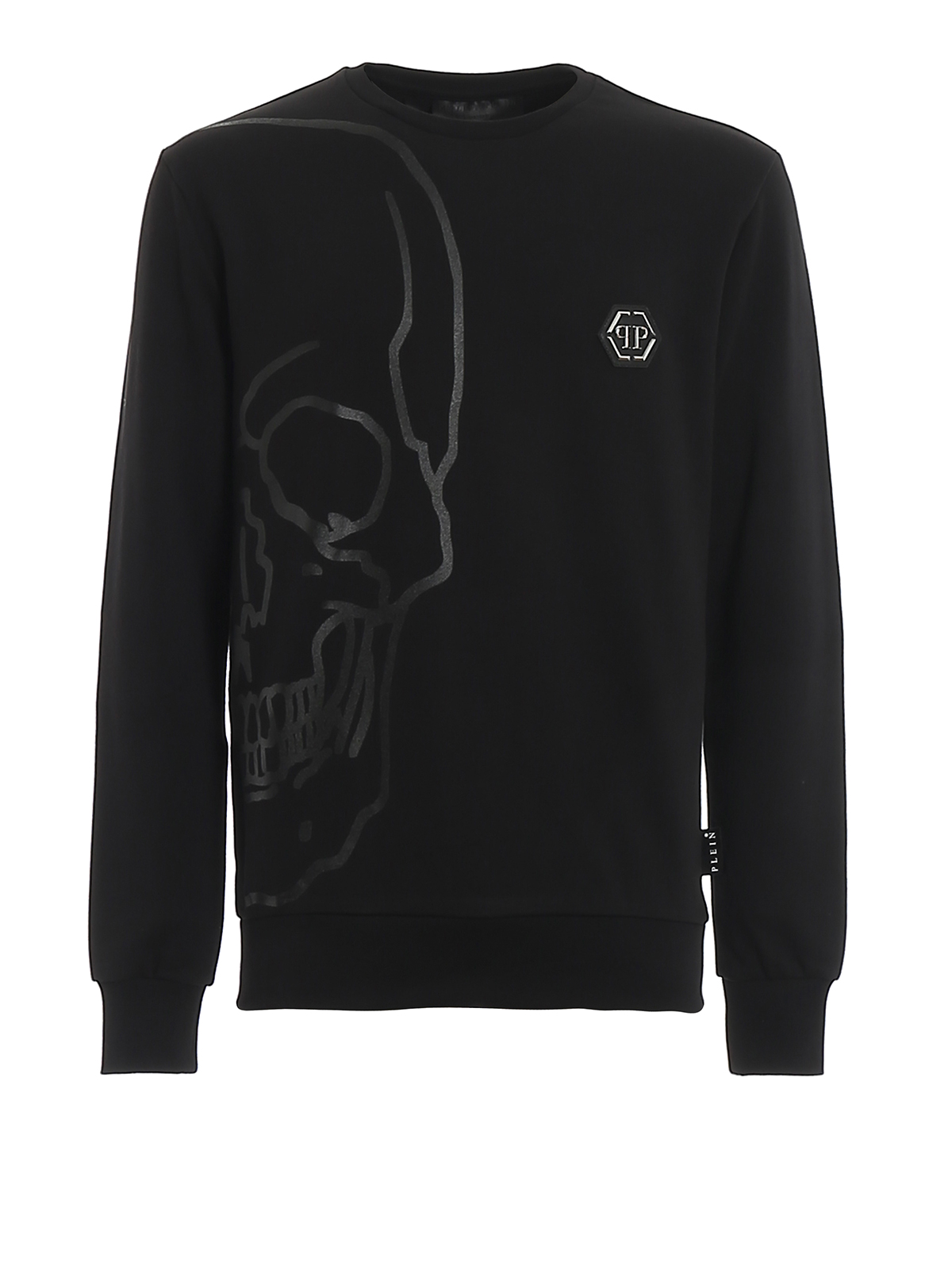 Philipp Plein Skull Printed Sweatshirt In Black
